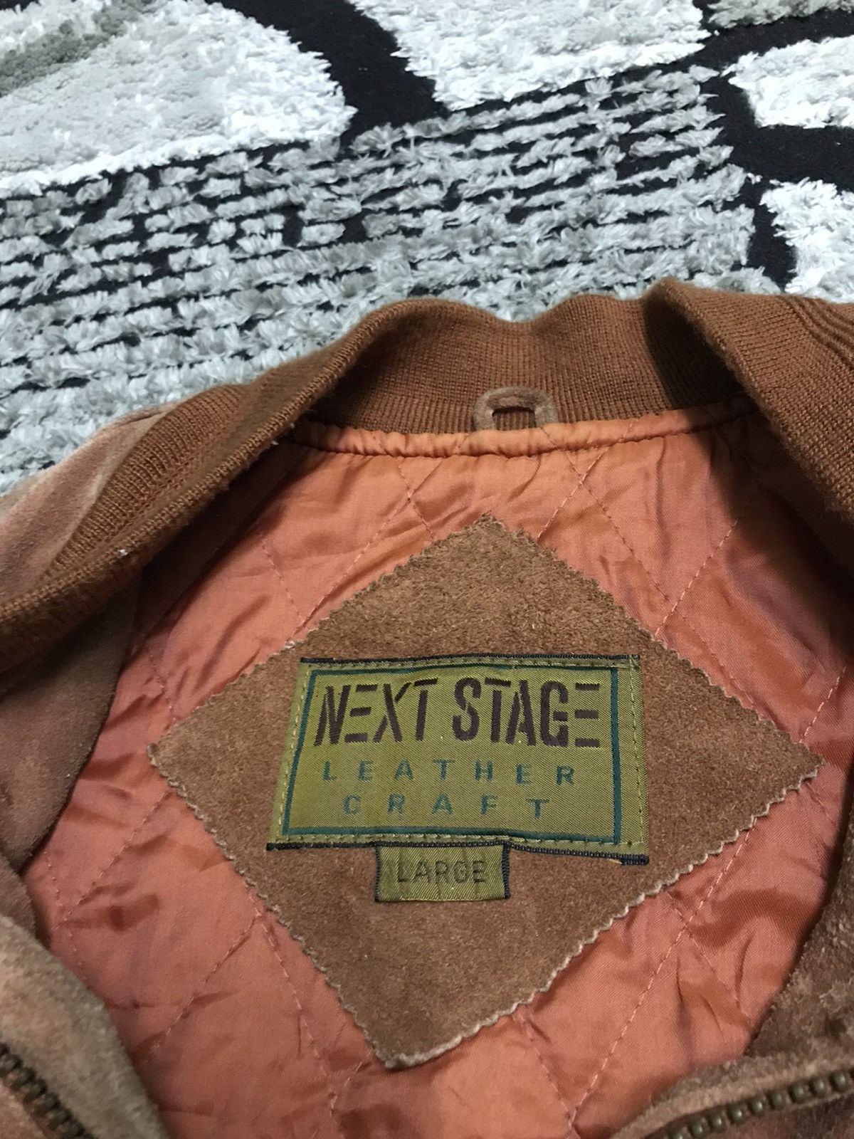 Vintage Next stage leather jacket Size US L / EU 52-54 / 3 - 6 Thumbnail