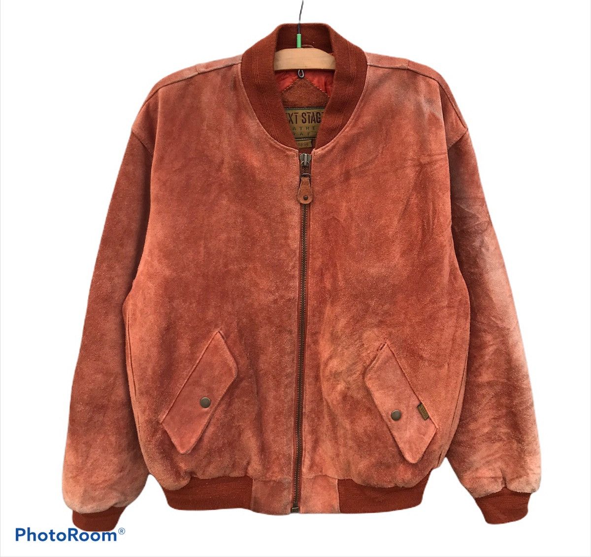 Vintage Next stage leather jacket Size US L / EU 52-54 / 3 - 1 Thumbnail