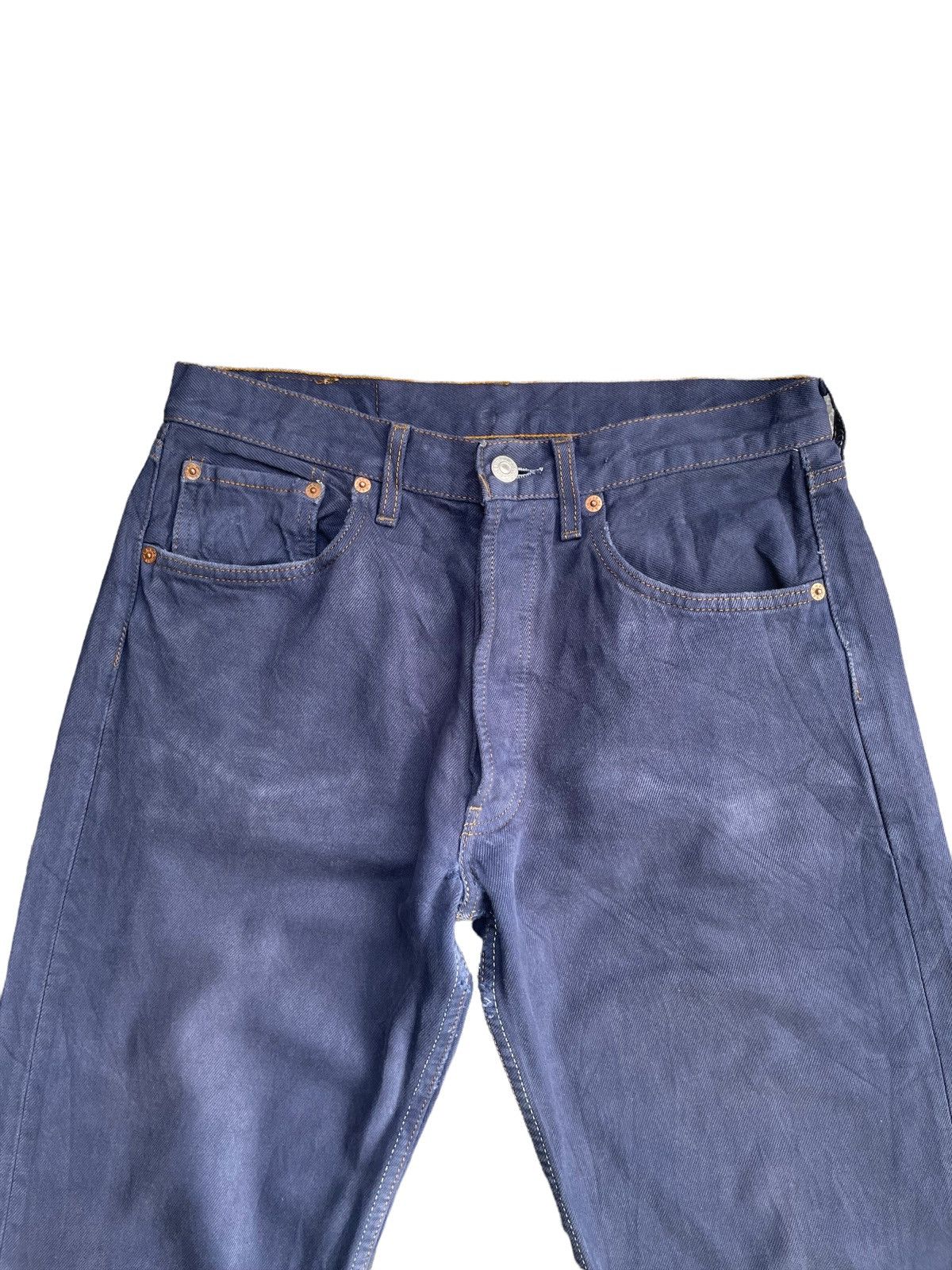 Levi's Vintage 1999 Levis 501 e Purple Denim Size US 31 - 5 Thumbnail