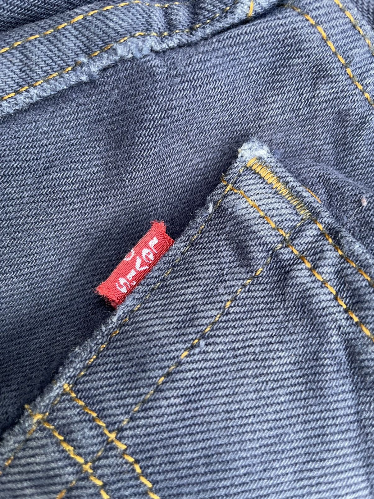 Levi's Vintage 1999 Levis 501 e Purple Denim Size US 31 - 14 Thumbnail