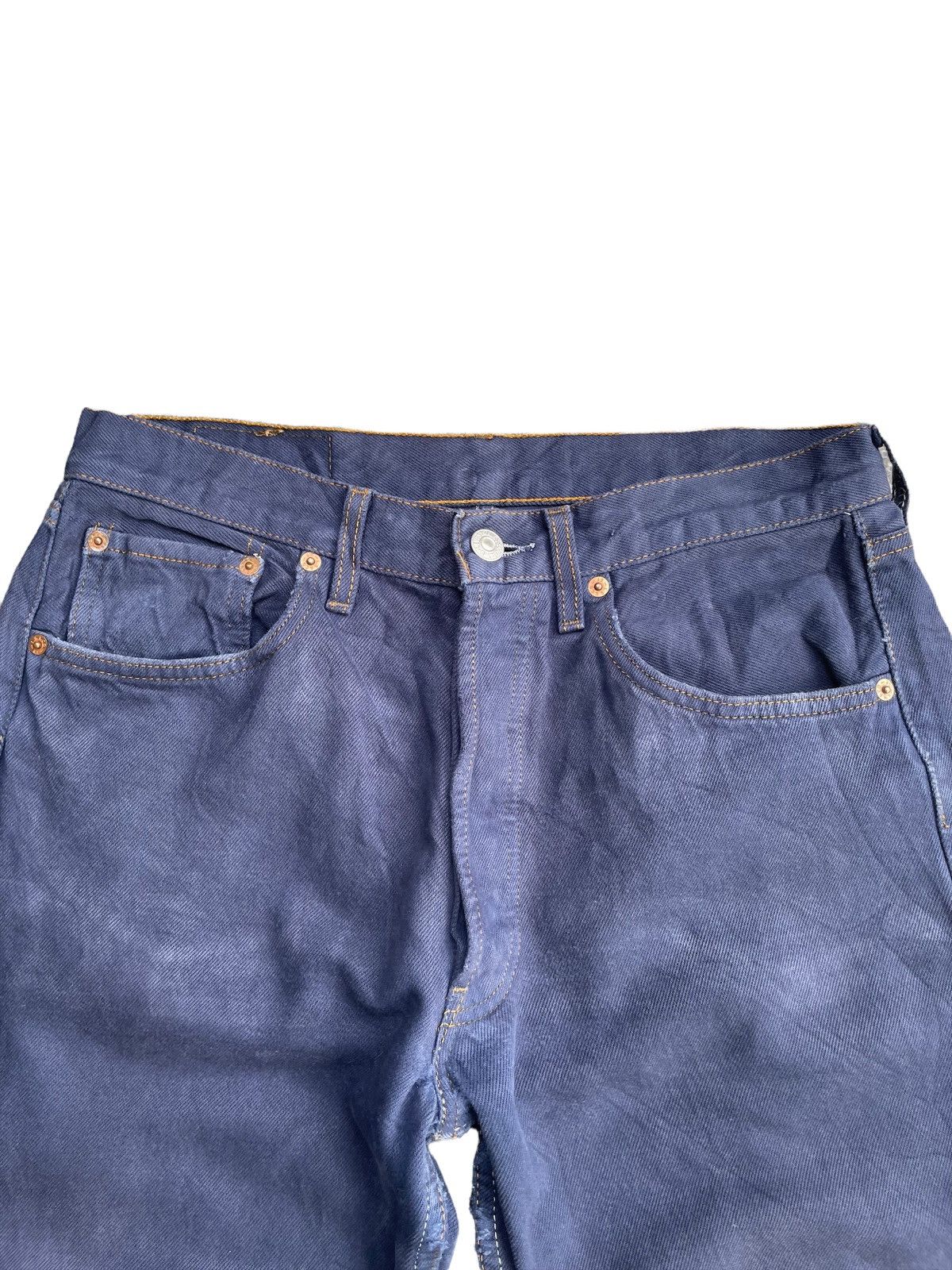Levi's Vintage 1999 Levis 501 e Purple Denim Size US 31 - 6 Thumbnail