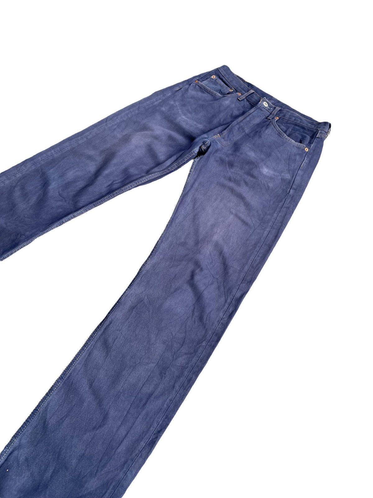 Levi's Vintage 1999 Levis 501 e Purple Denim Size US 31 - 3 Thumbnail