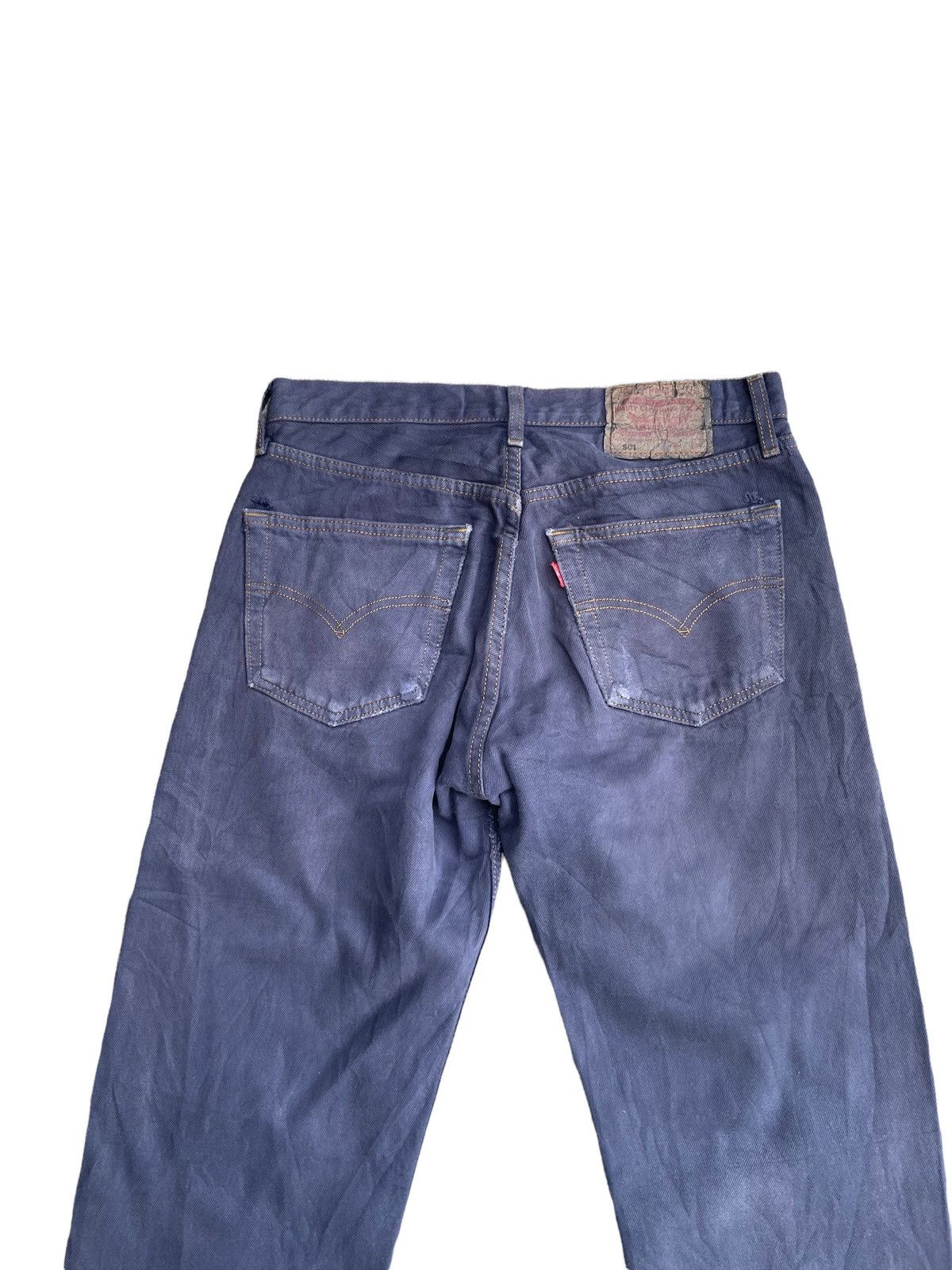 Levi's Vintage 1999 Levis 501 e Purple Denim Size US 31 - 9 Thumbnail