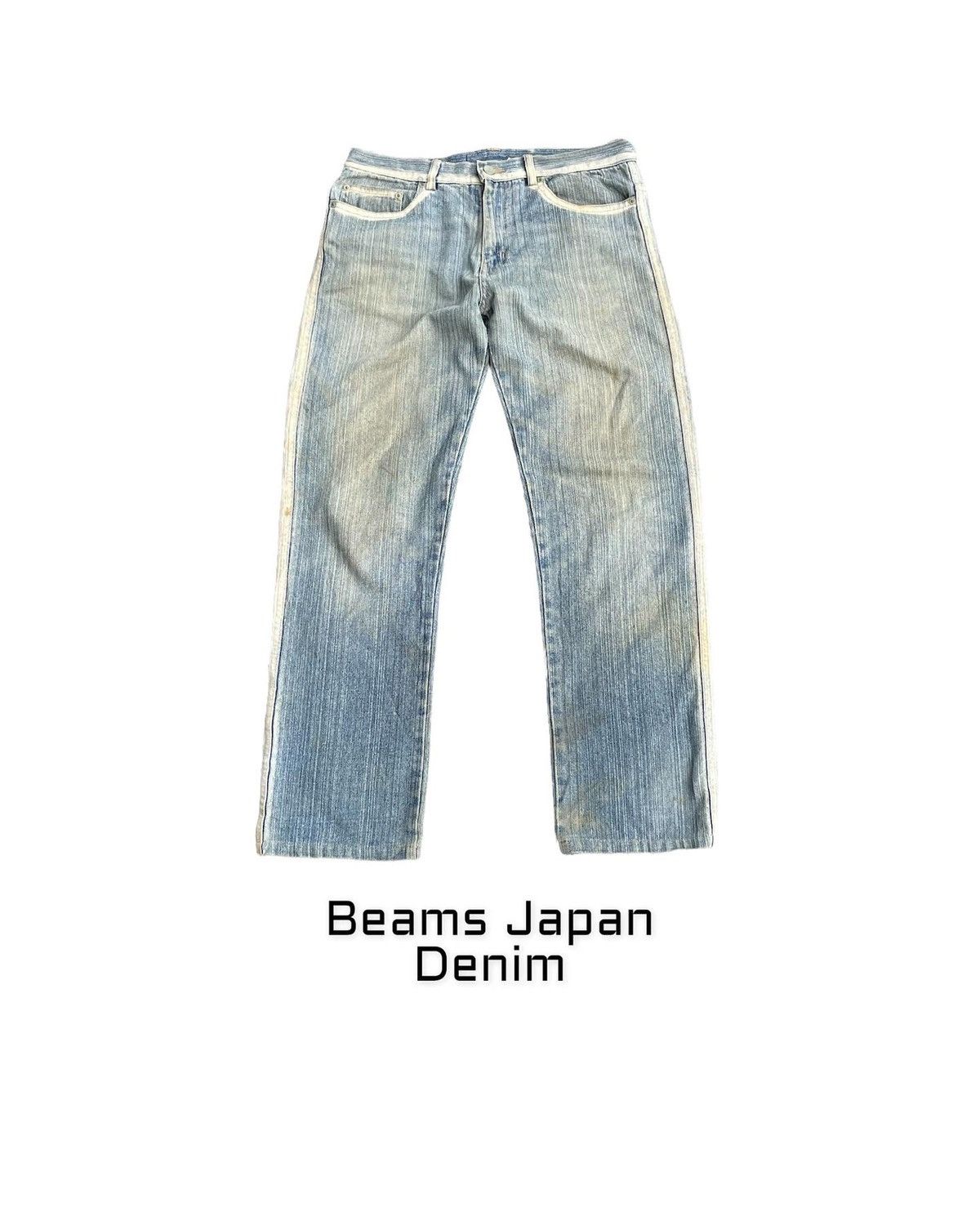 Beams Plus Beams Japan Aging Faded Wash Denim Size US 32 / EU 48 - 1 Thumbnail