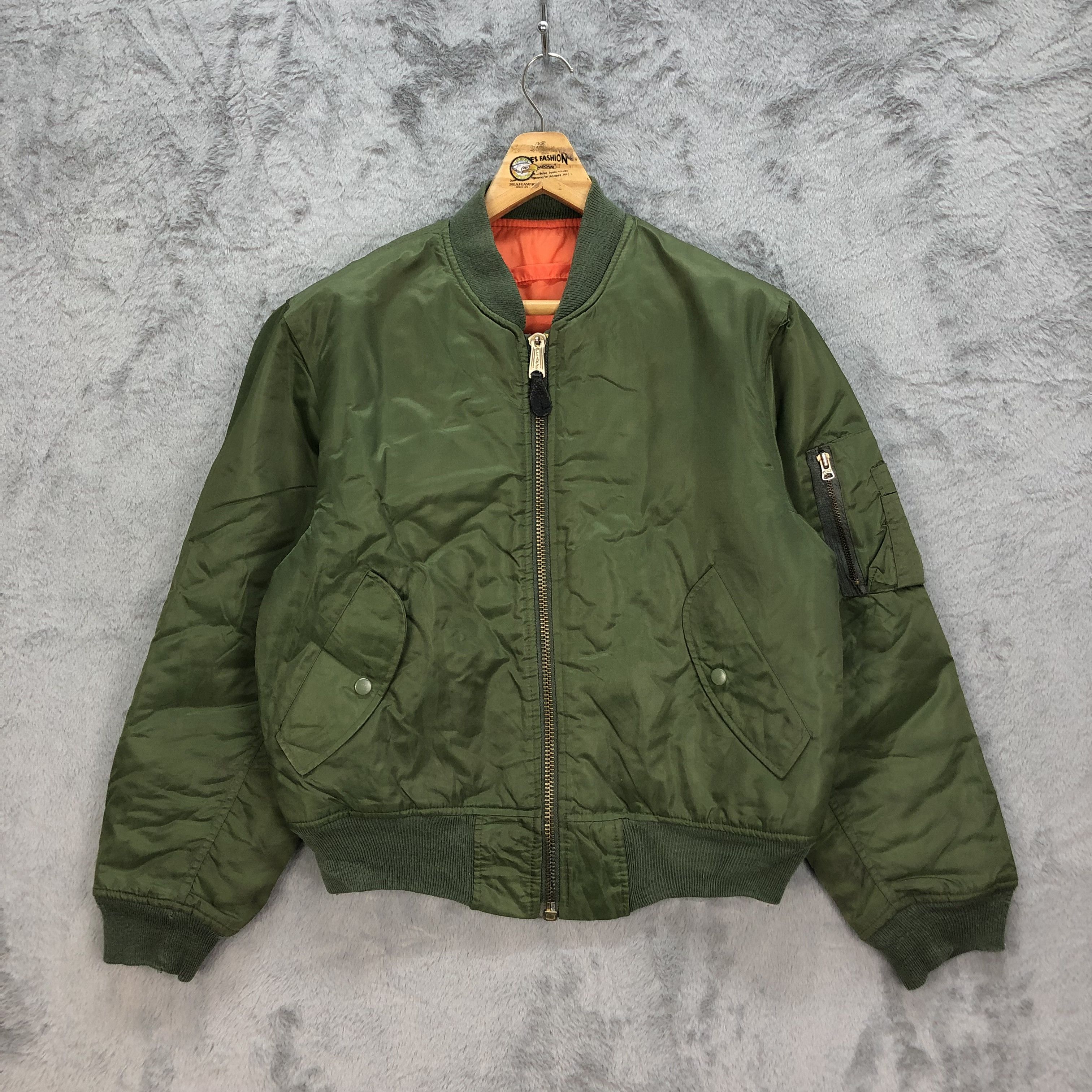 Vintage VINTAGE USAF MA1 JACKET / BOMBER JACKET #5485-192 Size US S / EU 44-46 / 1 - 1 Thumbnail