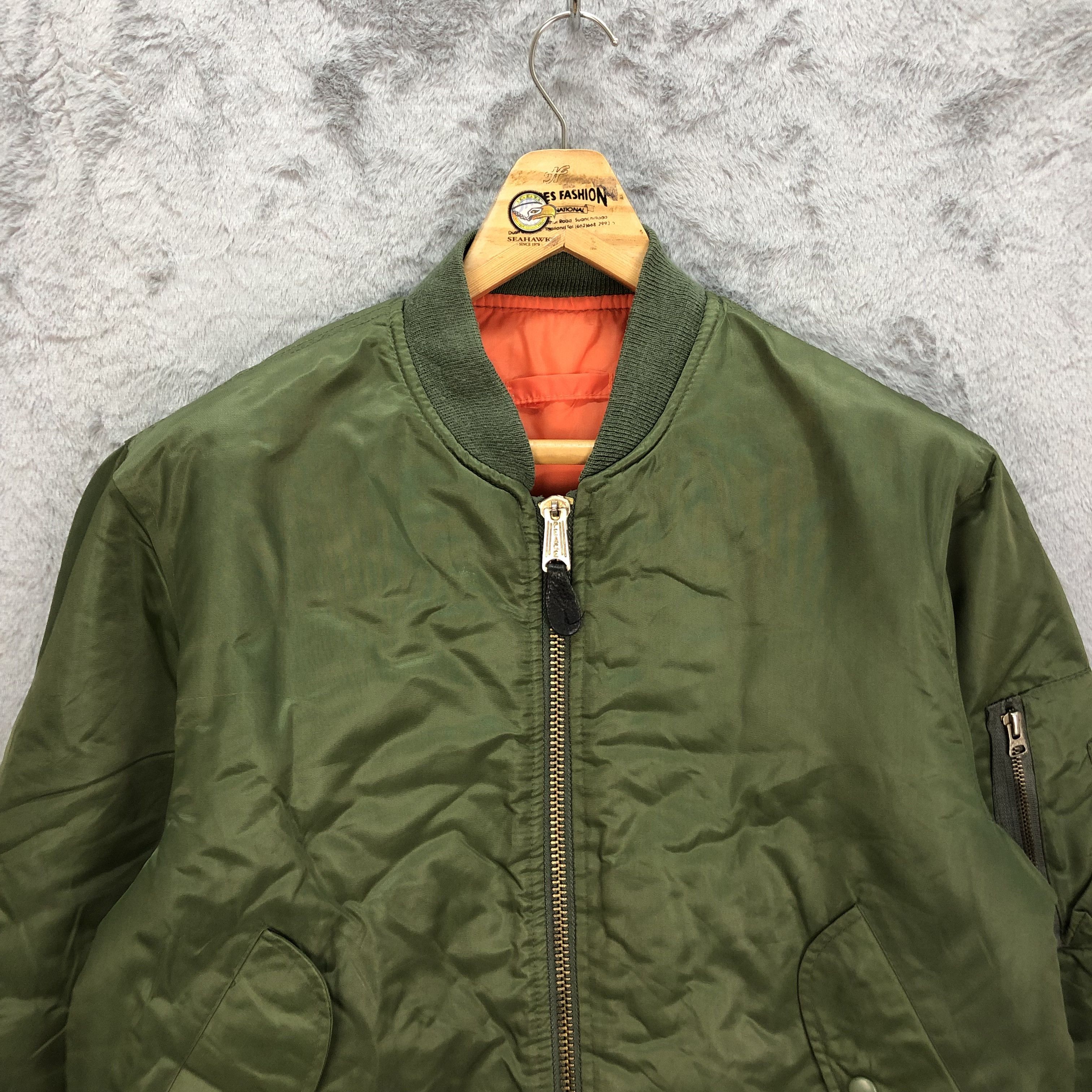 Vintage VINTAGE USAF MA1 JACKET / BOMBER JACKET #5485-192 Size US S / EU 44-46 / 1 - 2 Thumbnail