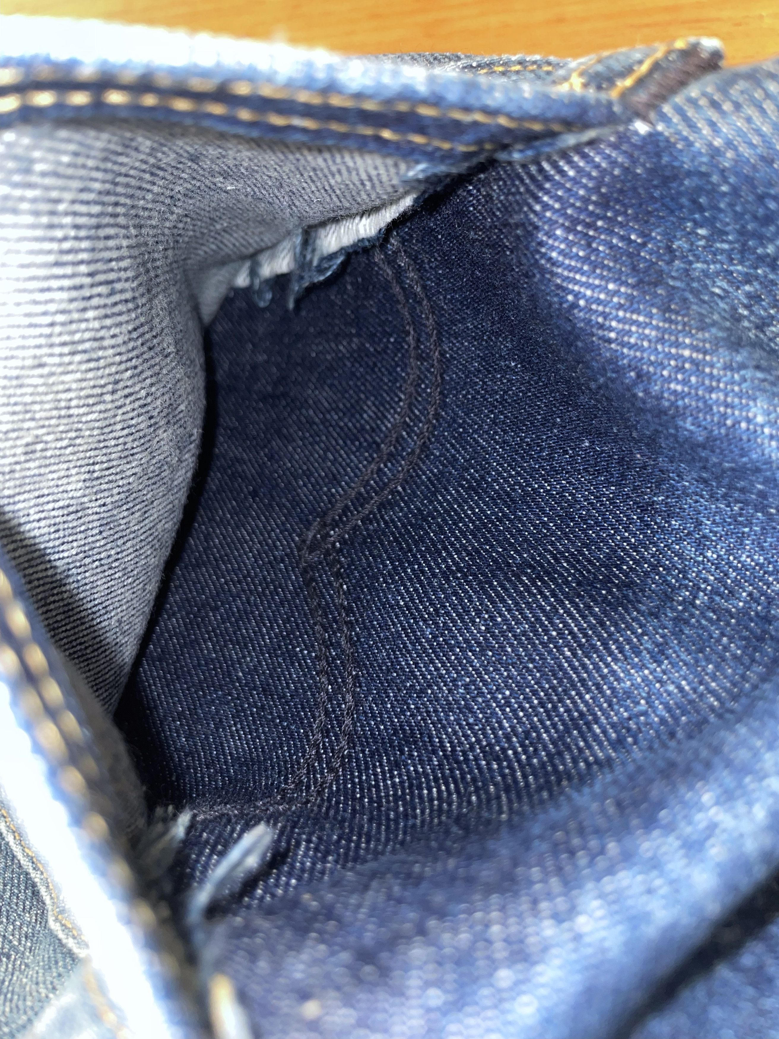 Levi's MADE IN JAPAN 512 SLIM TAPERED WASHED INDIGO JEANS Size US 32 / EU 48 - 10 Thumbnail