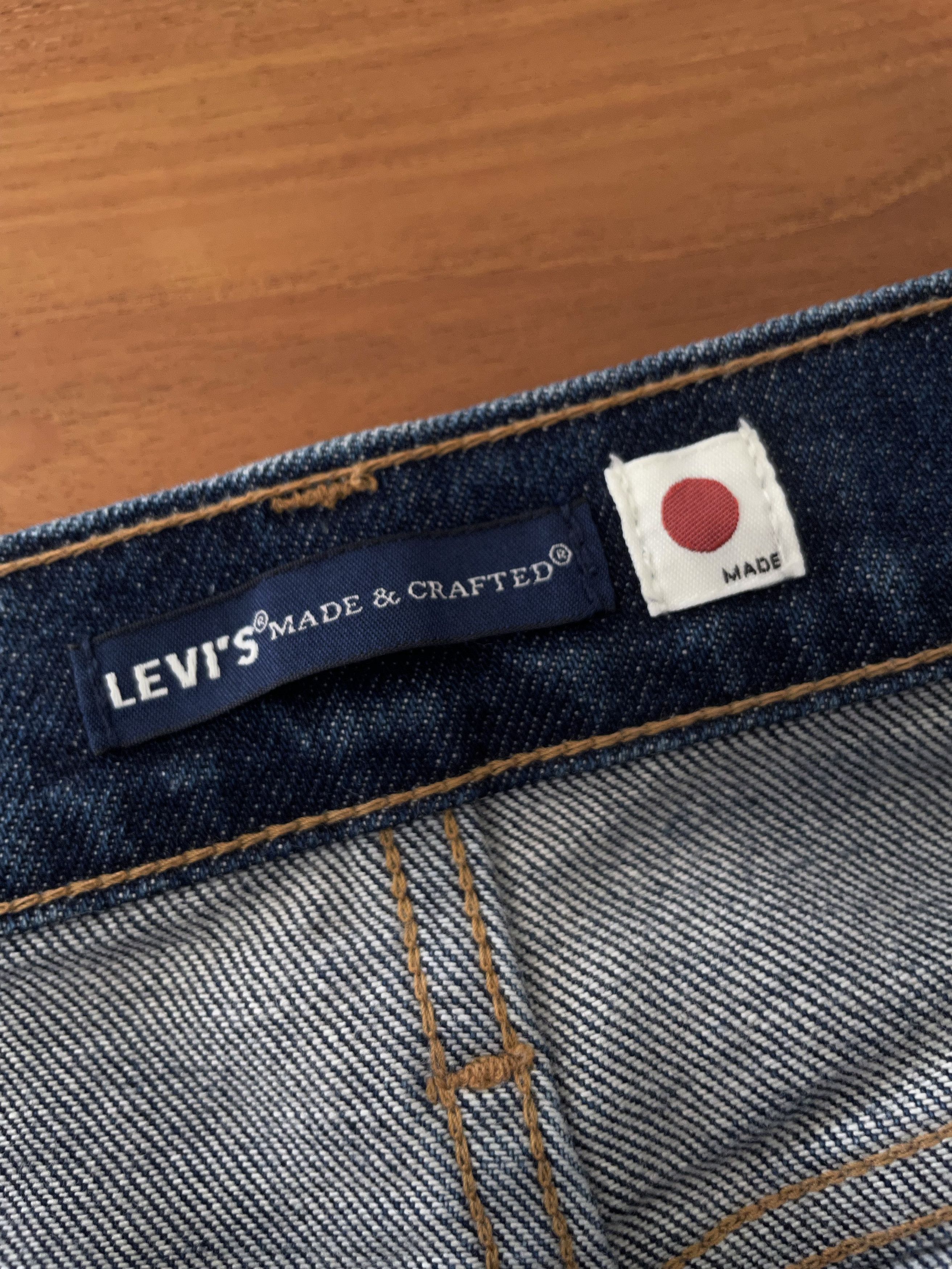 Levi's MADE IN JAPAN 512 SLIM TAPERED WASHED INDIGO JEANS Size US 32 / EU 48 - 13 Thumbnail
