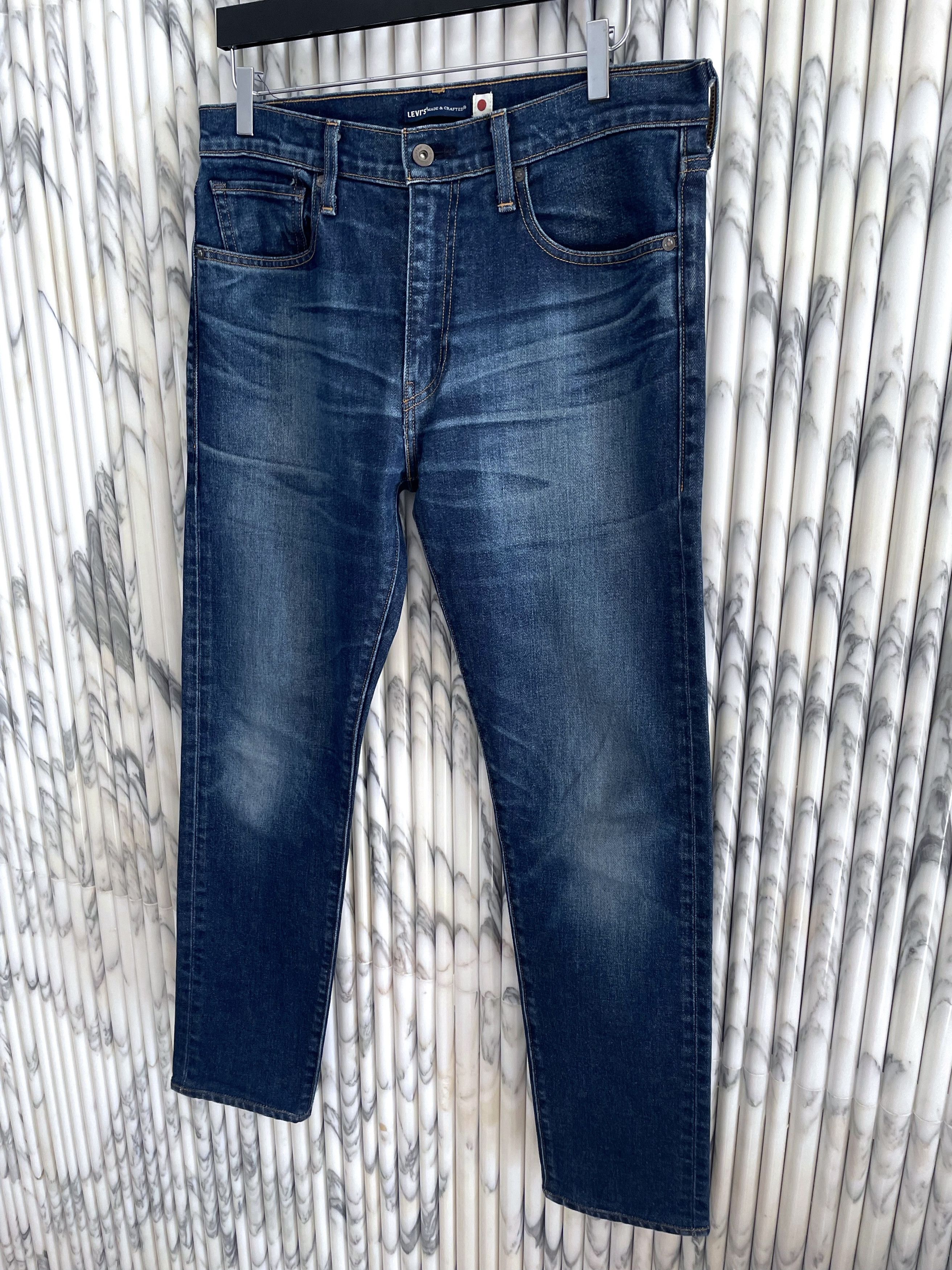 Levi's MADE IN JAPAN 512 SLIM TAPERED WASHED INDIGO JEANS Size US 32 / EU 48 - 1 Thumbnail