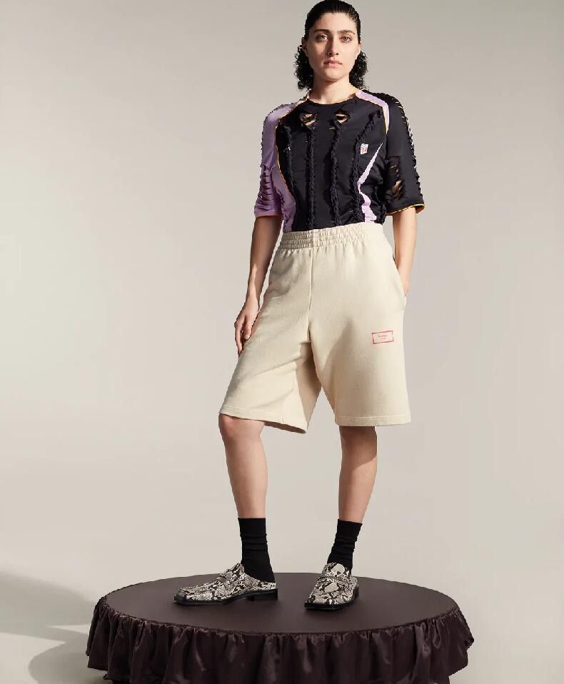 Martine Rose BNWT SS22 MARTINE ROSE LOGO WIDE LEG SHORTS M Size US 32 / EU 48 - 12 Thumbnail