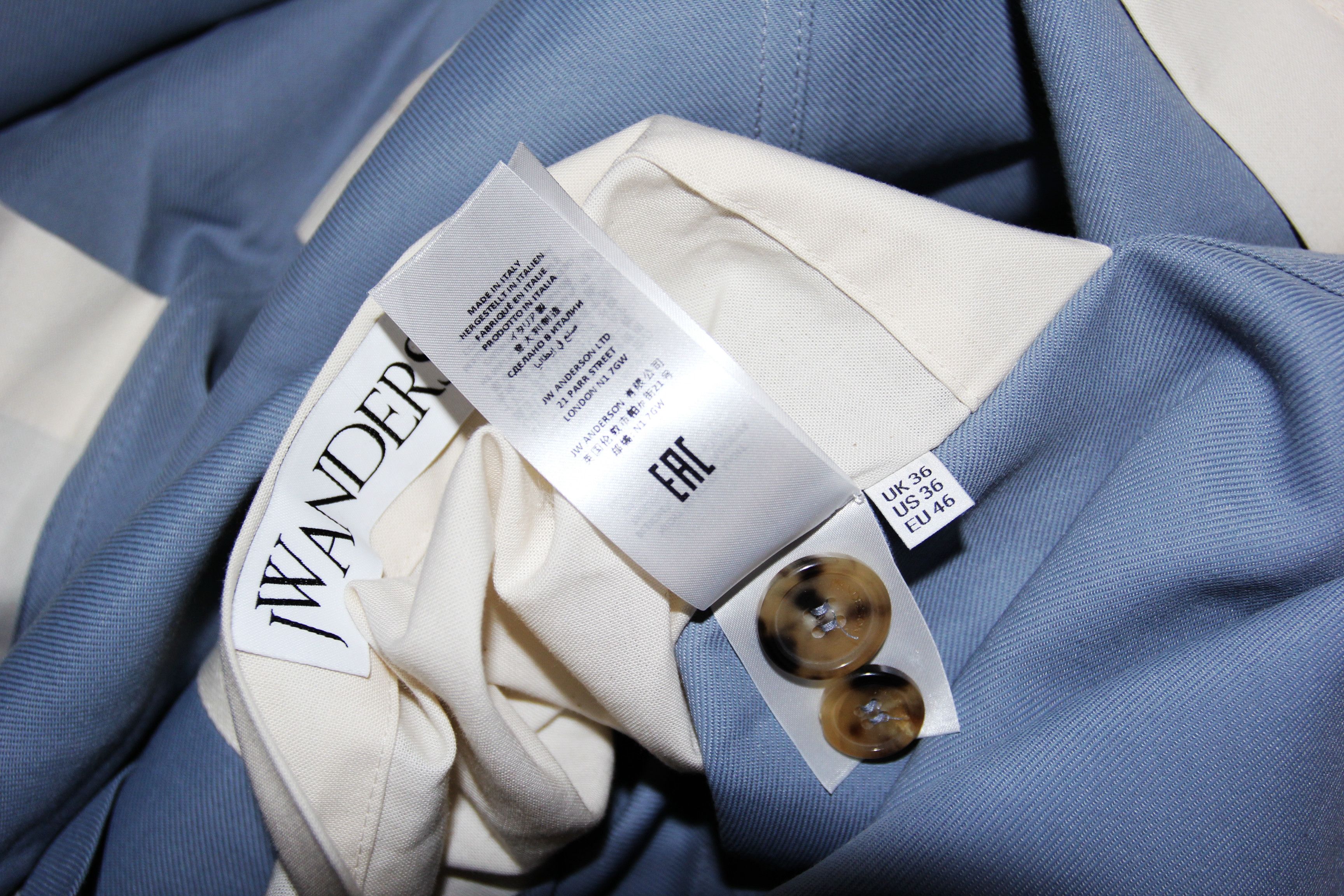 JW Anderson BNWT SS22 J.W.ANDERSON RELAXED BLAZER JACKET 46 Size US S / EU 44-46 / 1 - 9 Thumbnail