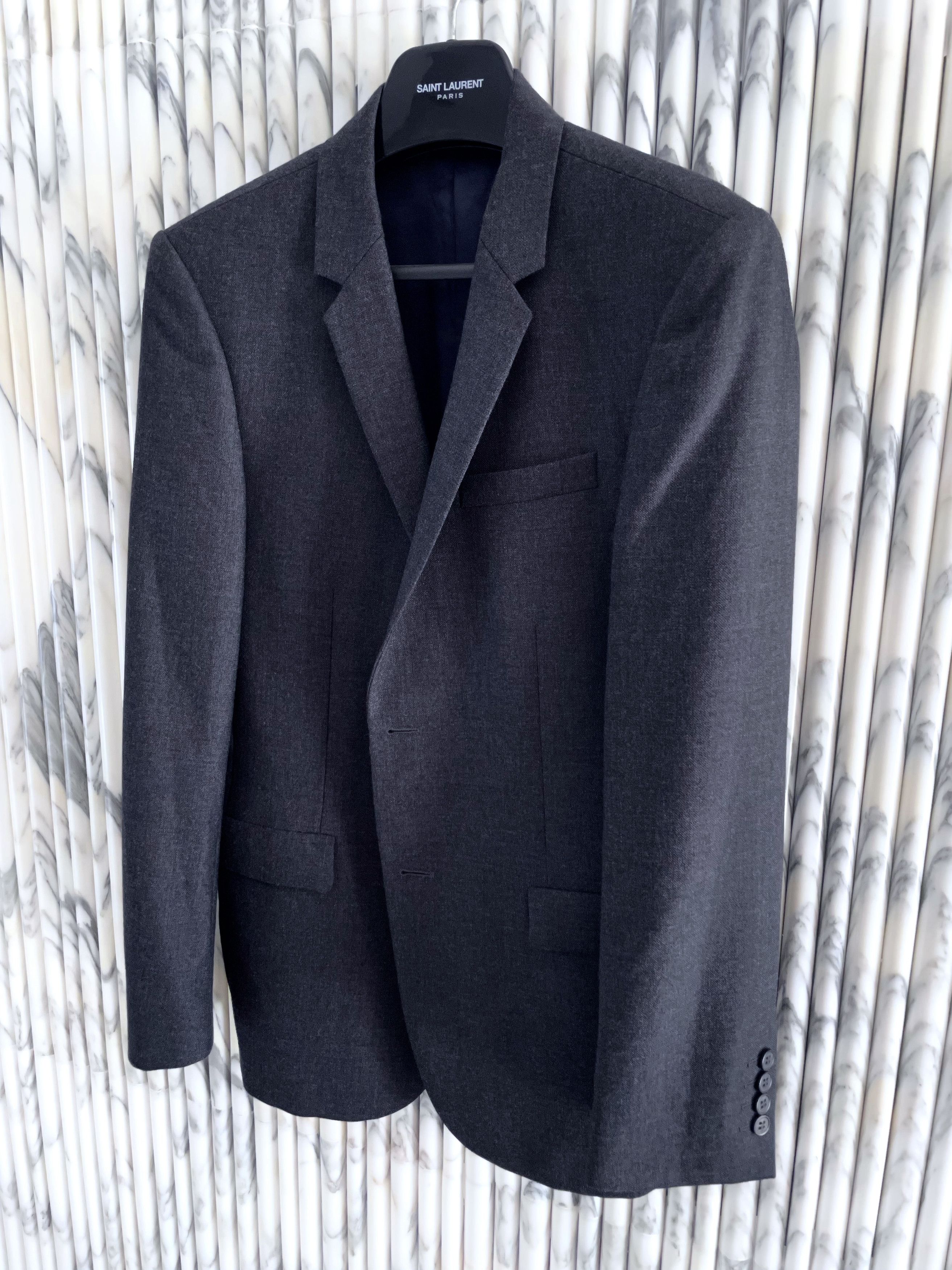 Cos CLASSIC GREY WOOL SLIM FIT SUIT Size 48S - 3 Thumbnail