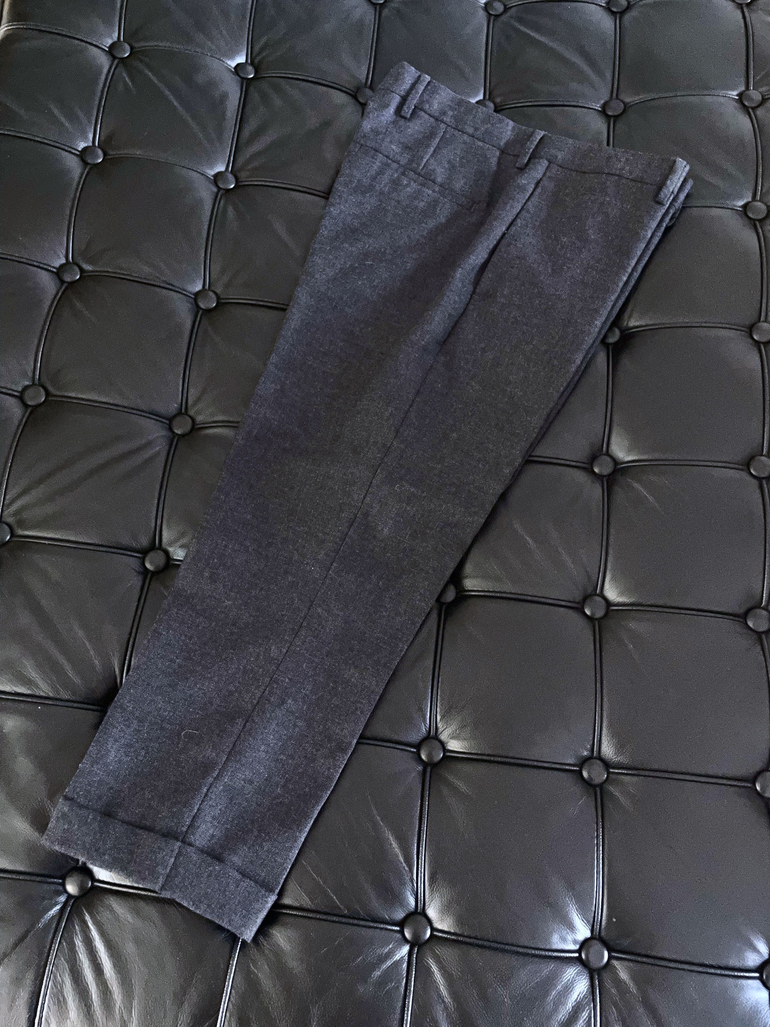 Cos CLASSIC GREY WOOL SLIM FIT SUIT Size 48S - 6 Thumbnail