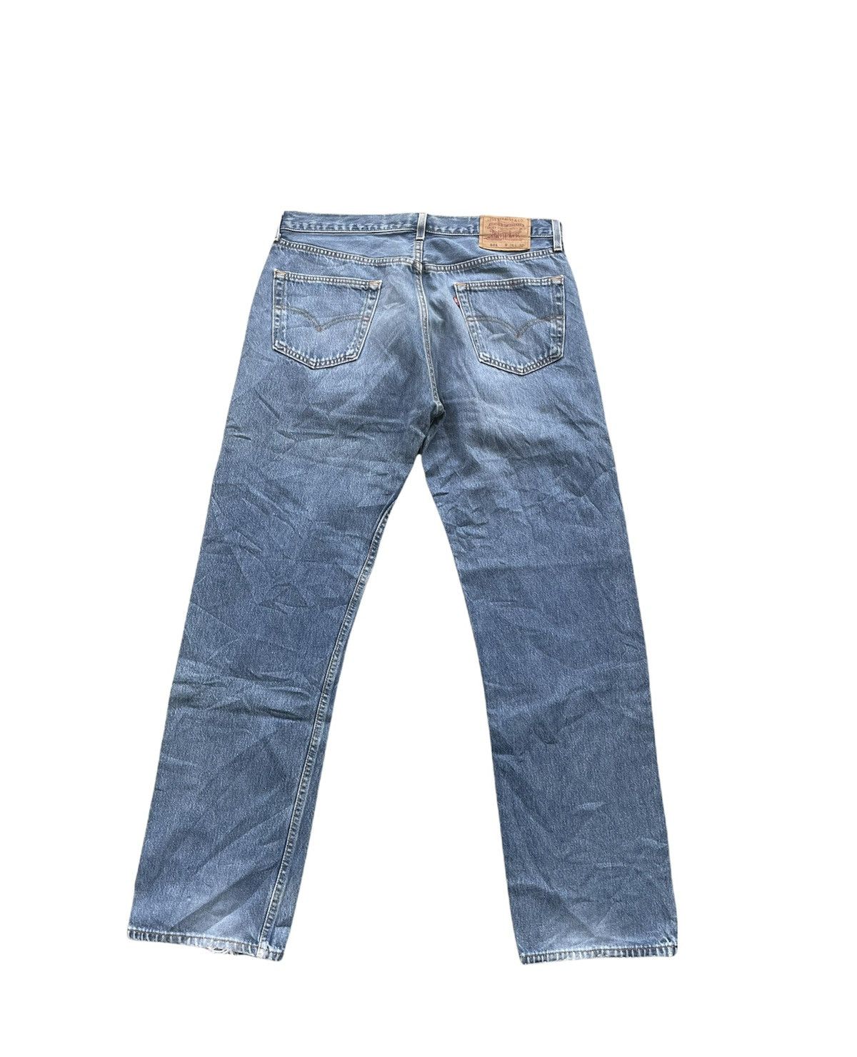 Levi's Vintage Levi’s 501 1997 Usa Aging Wash Denim Size US 35 - 5 Thumbnail