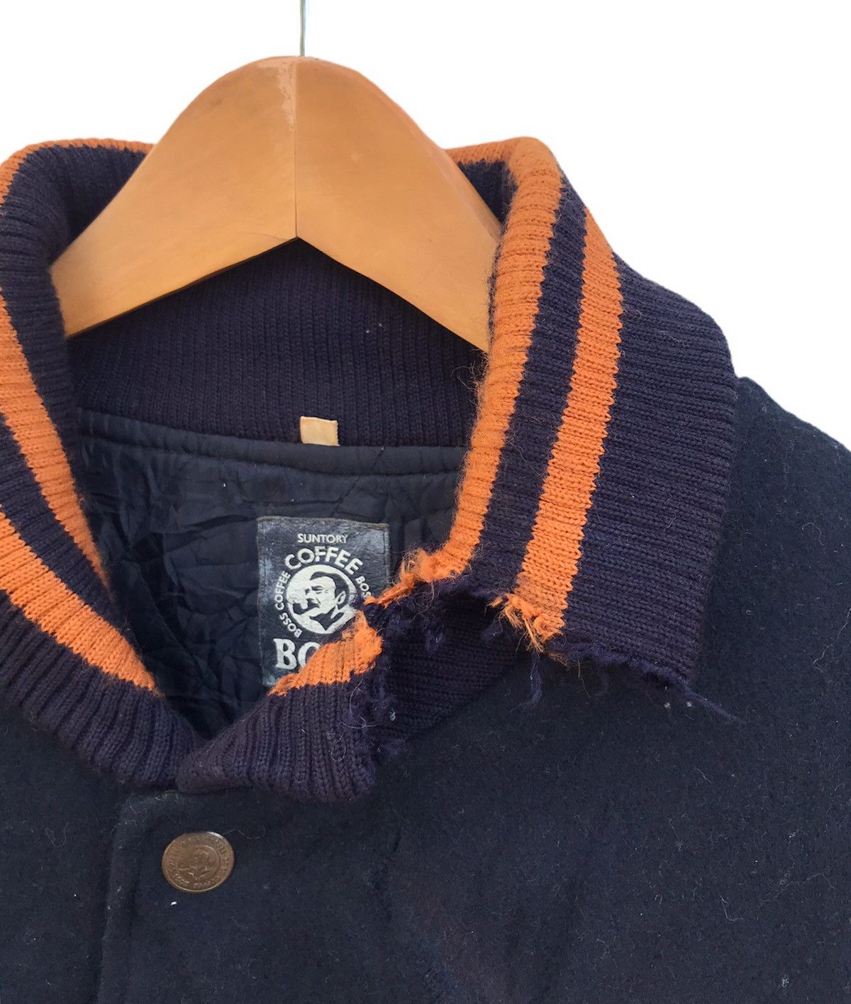 Vintage Vintage Suntory Coffee boss varsity jacket Size US L / EU 52-54 / 3 - 5 Thumbnail