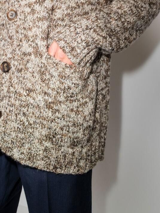Undercover BNWT SS22 UNDERCOVER MARL KNIT CARDIGAN 4 Size US XL / EU 56 / 4 - 12 Thumbnail