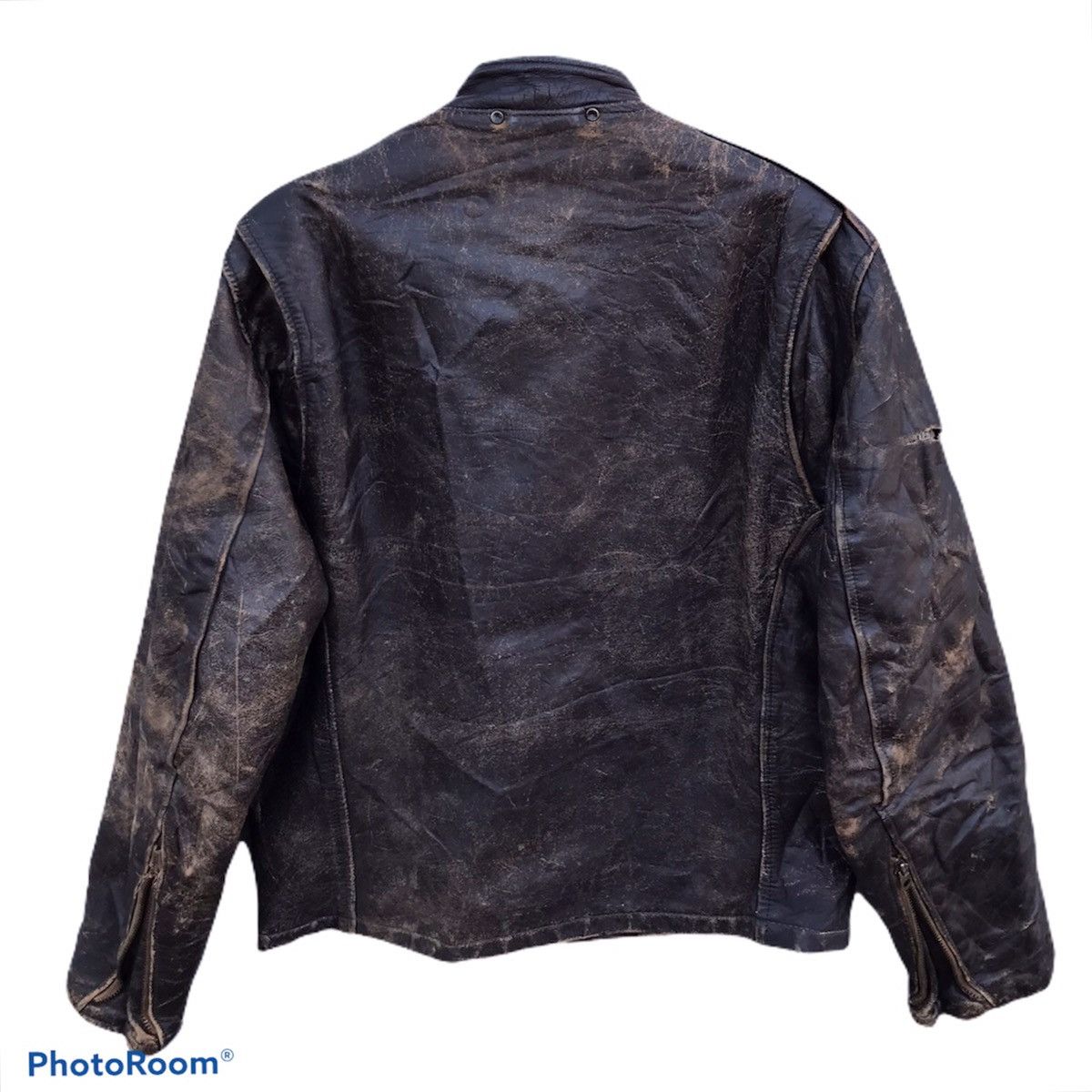 Genuine Leather Vintage 80s Leather jacket kanye west style Size US M / EU 48-50 / 2 - 10 Thumbnail