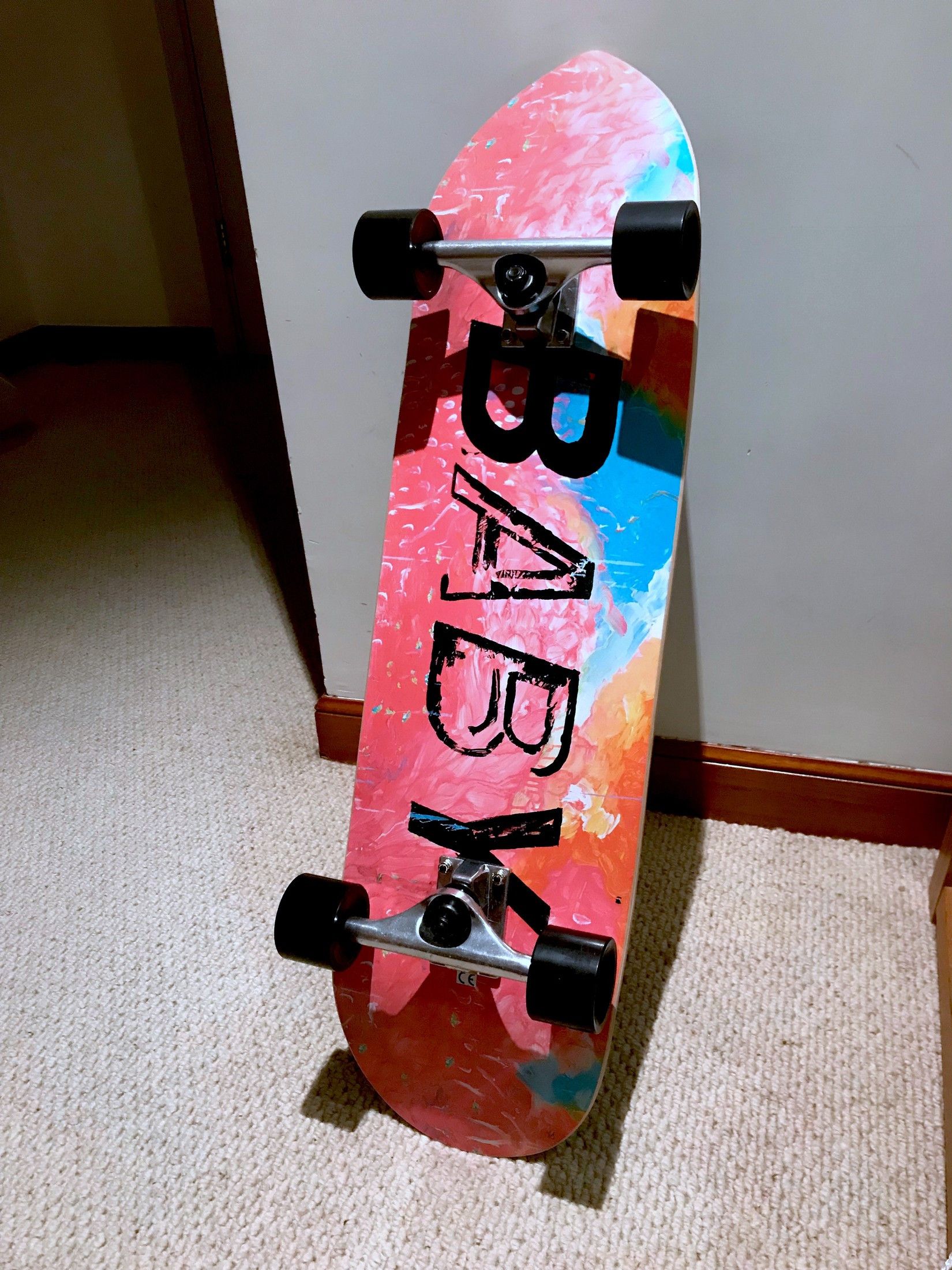 Hedi Slimane × Saint Laurent Paris RARE SS16 SURF SOUND "BABY" MULTICOLOUR SKATEBOARD Size ONE SIZE - 5 Thumbnail