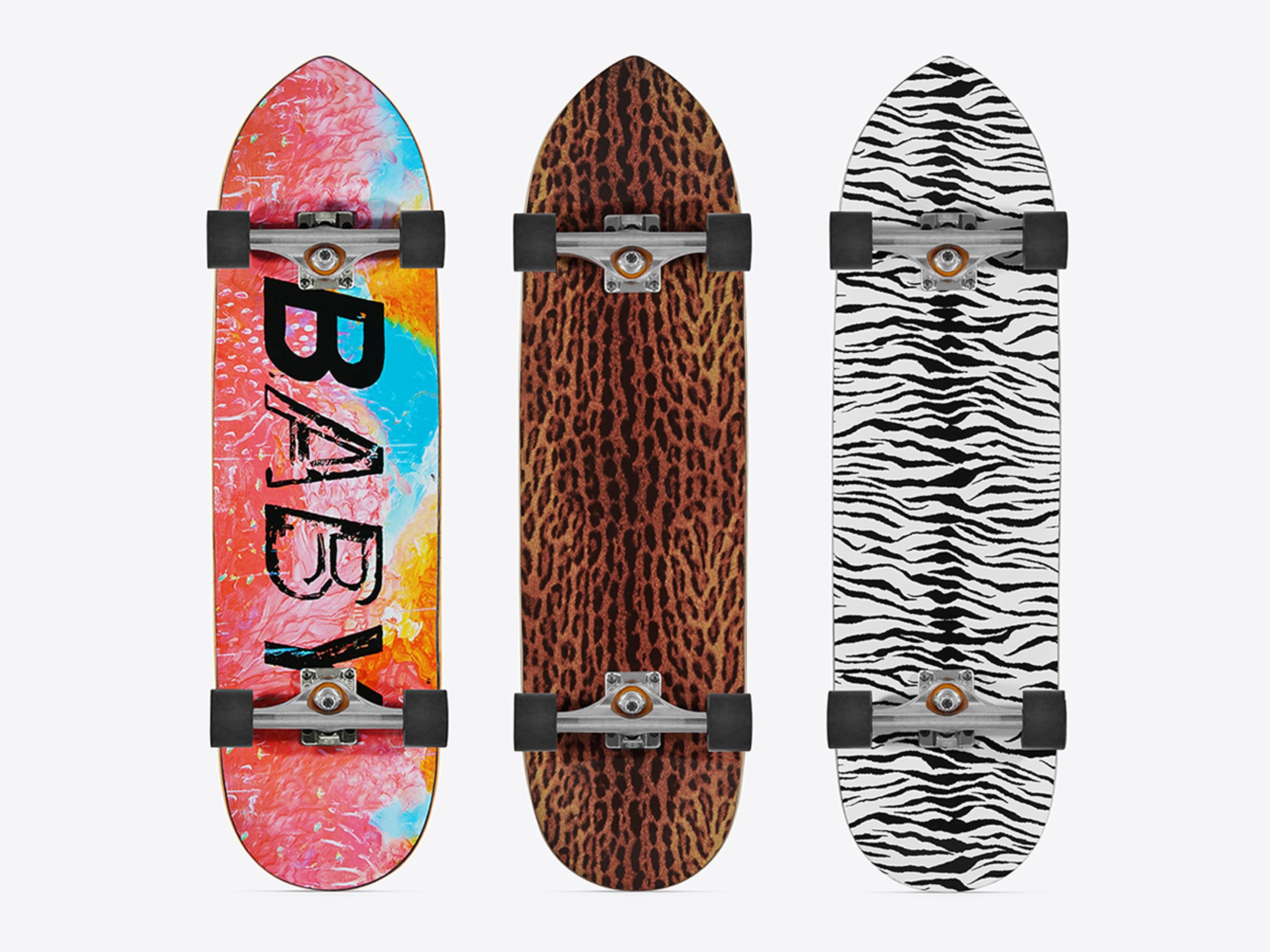 Hedi Slimane × Saint Laurent Paris RARE SS16 SURF SOUND "BABY" MULTICOLOUR SKATEBOARD Size ONE SIZE - 13 Thumbnail
