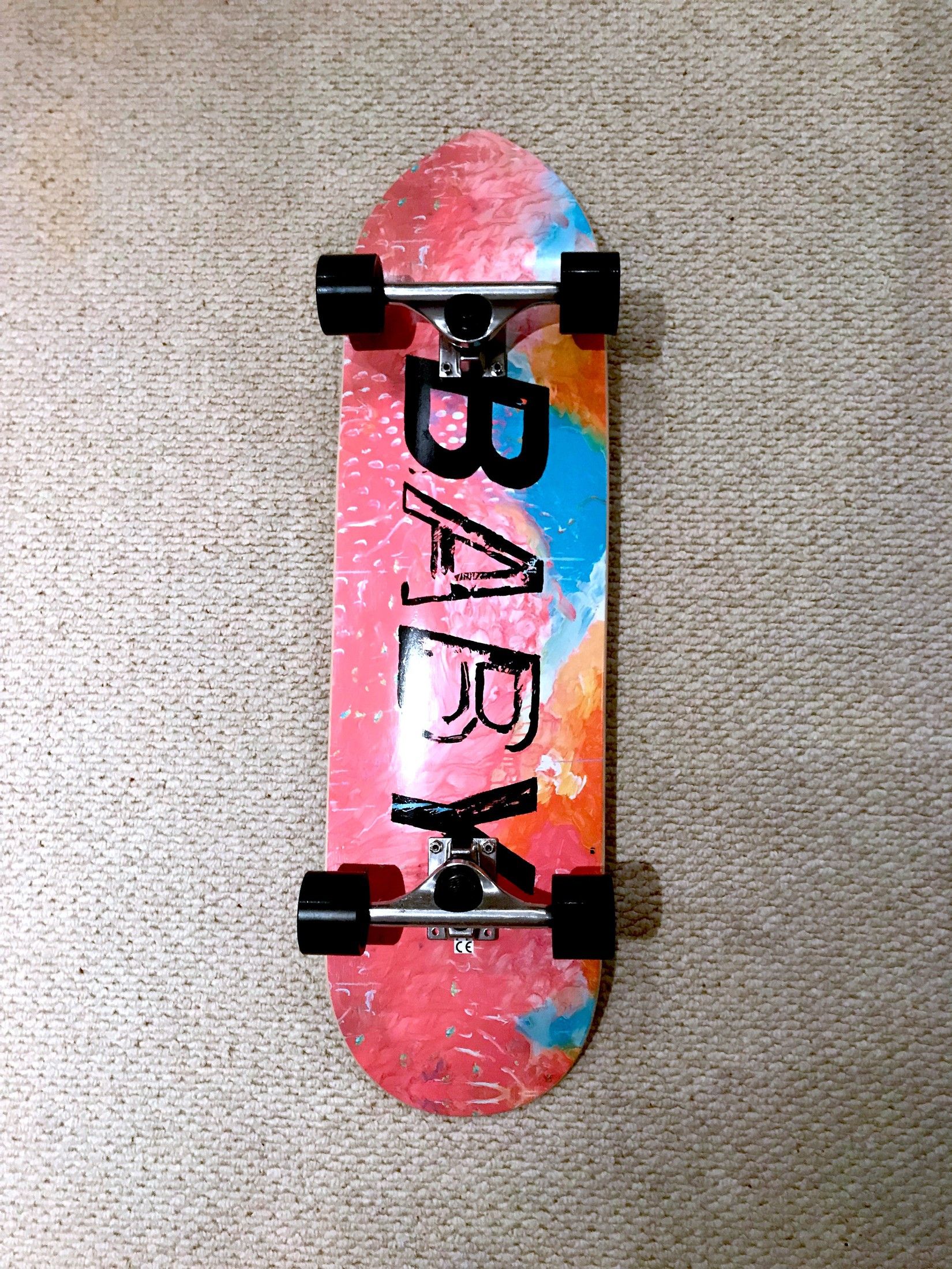Hedi Slimane × Saint Laurent Paris RARE SS16 SURF SOUND "BABY" MULTICOLOUR SKATEBOARD Size ONE SIZE - 3 Thumbnail
