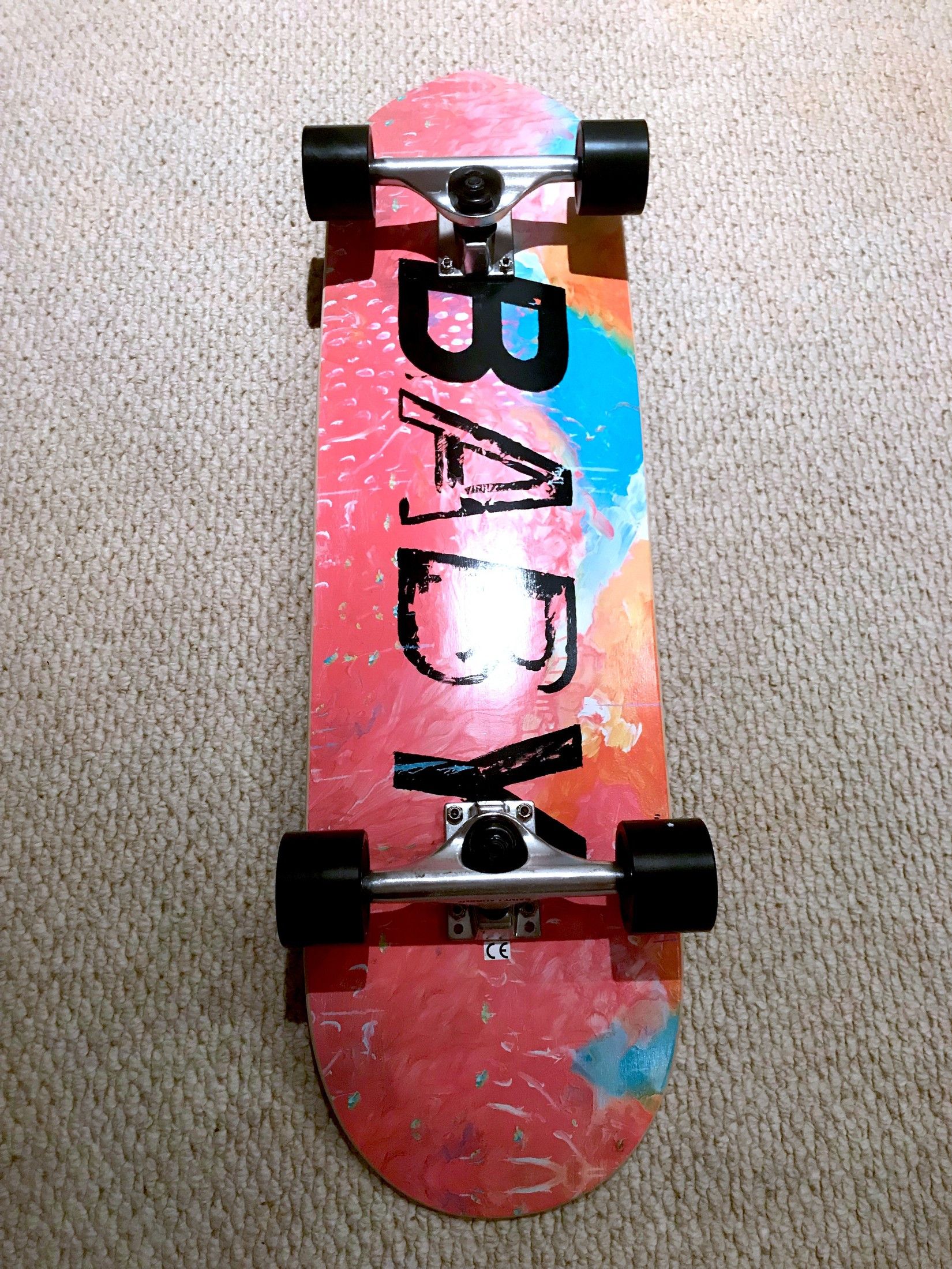 Hedi Slimane × Saint Laurent Paris RARE SS16 SURF SOUND "BABY" MULTICOLOUR SKATEBOARD Size ONE SIZE - 4 Thumbnail