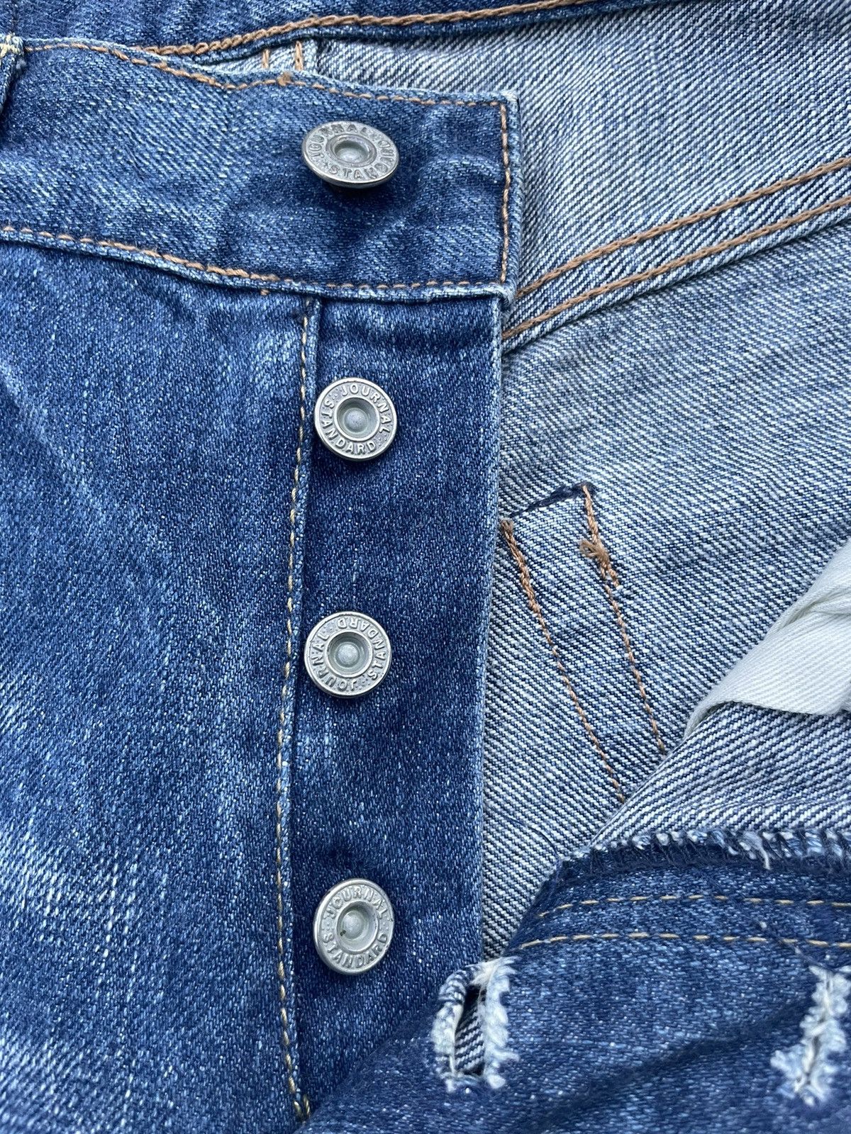 Japanese Brand × Journal Standard Journal Standard Selvedge Aging Wash Denim Size US 29 - 15 Thumbnail