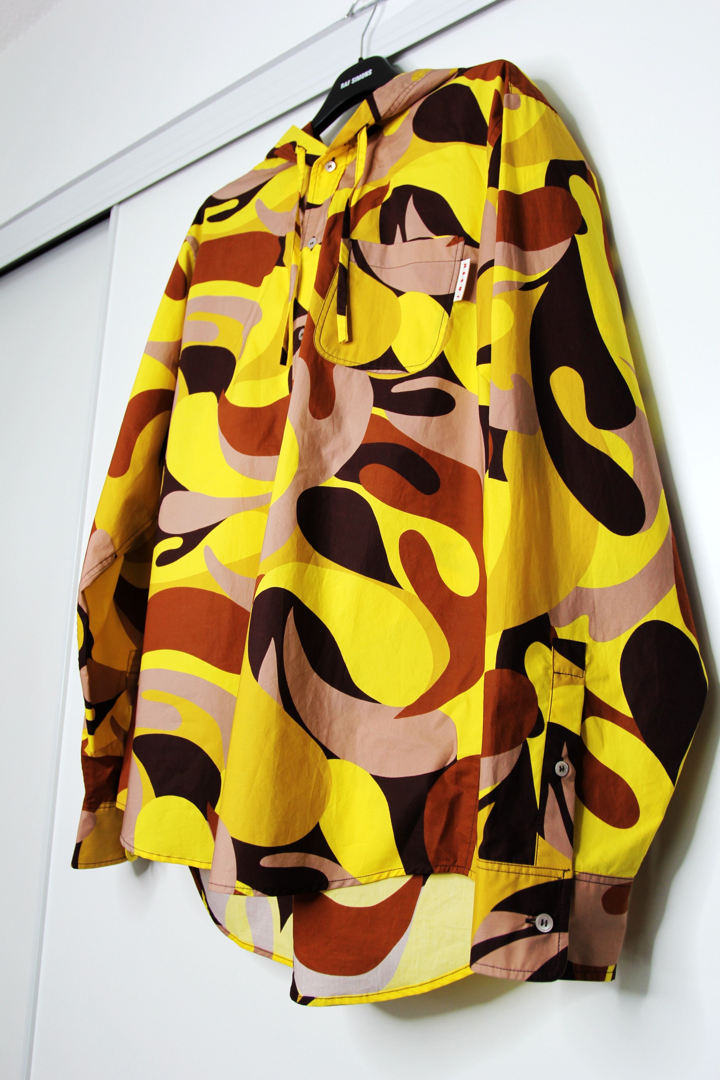 Marni BNWT SS22 MARNI ABSTRACT PRINT HOODED SHIRT 48 Size US M / EU 48-50 / 2 - 5 Thumbnail