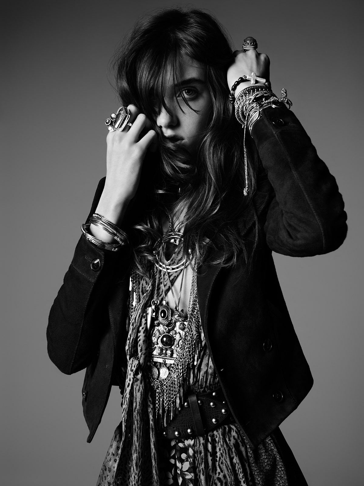 Hedi Slimane × Saint Laurent Paris HOLYGRAIL SS15 PSYCH ROCK FEATHER CHAIN SILVER NECKLACE Size ONE SIZE - 22 Thumbnail
