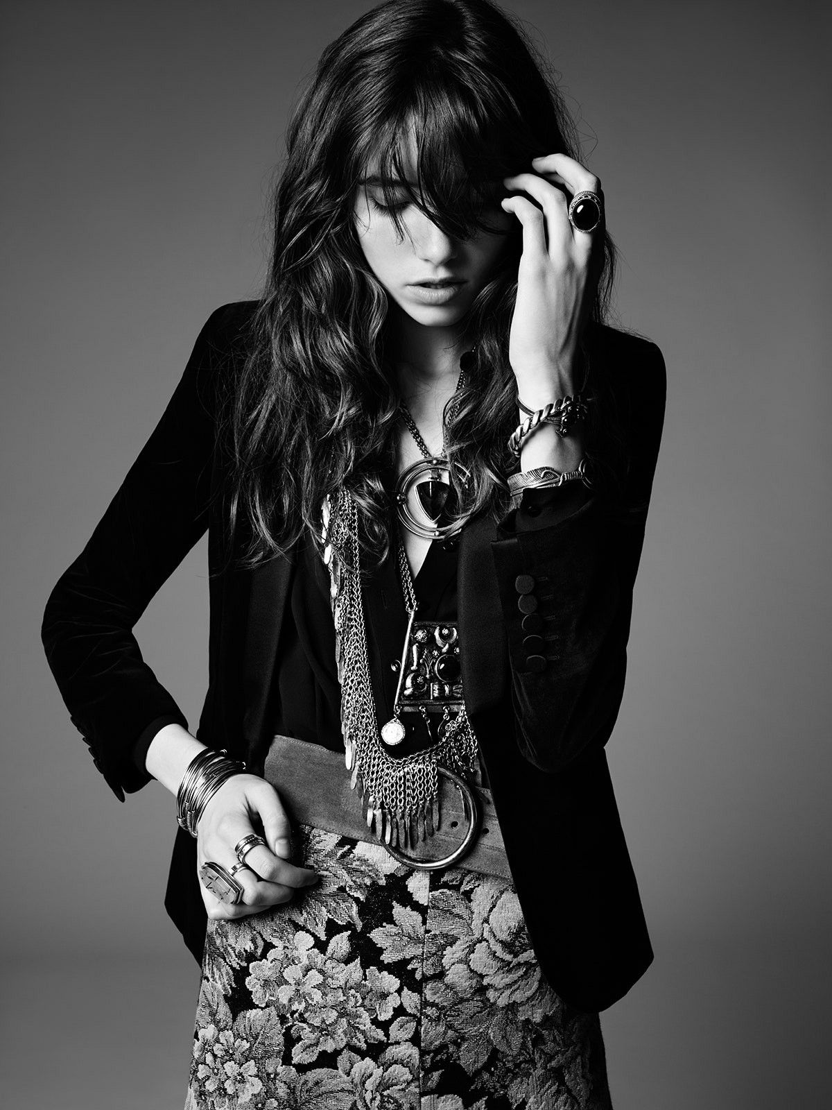 Hedi Slimane × Saint Laurent Paris HOLYGRAIL SS15 PSYCH ROCK FEATHER CHAIN SILVER NECKLACE Size ONE SIZE - 23 Thumbnail