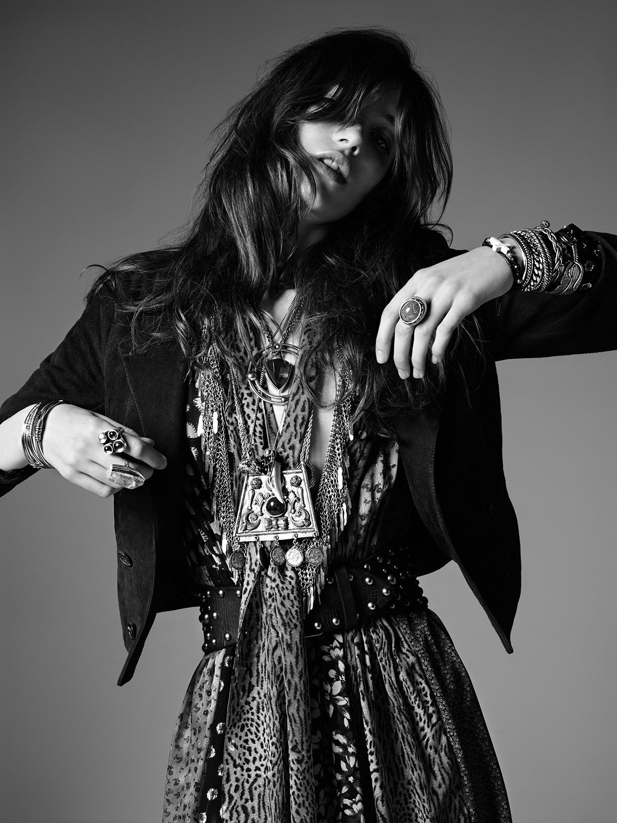 Hedi Slimane × Saint Laurent Paris HOLYGRAIL SS15 PSYCH ROCK FEATHER CHAIN SILVER NECKLACE Size ONE SIZE - 25 Thumbnail