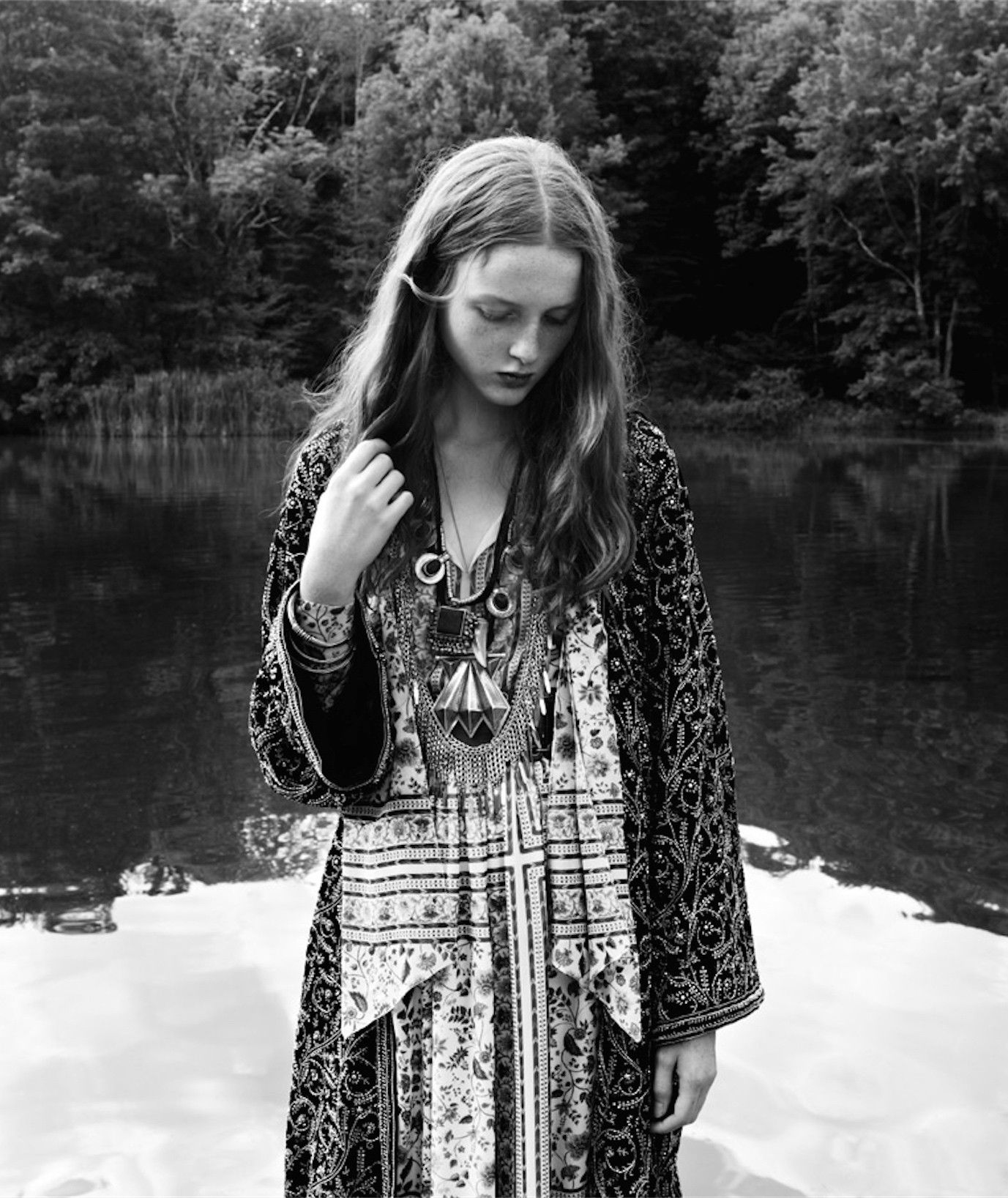Hedi Slimane × Saint Laurent Paris HOLYGRAIL SS15 PSYCH ROCK FEATHER CHAIN SILVER NECKLACE Size ONE SIZE - 20 Thumbnail