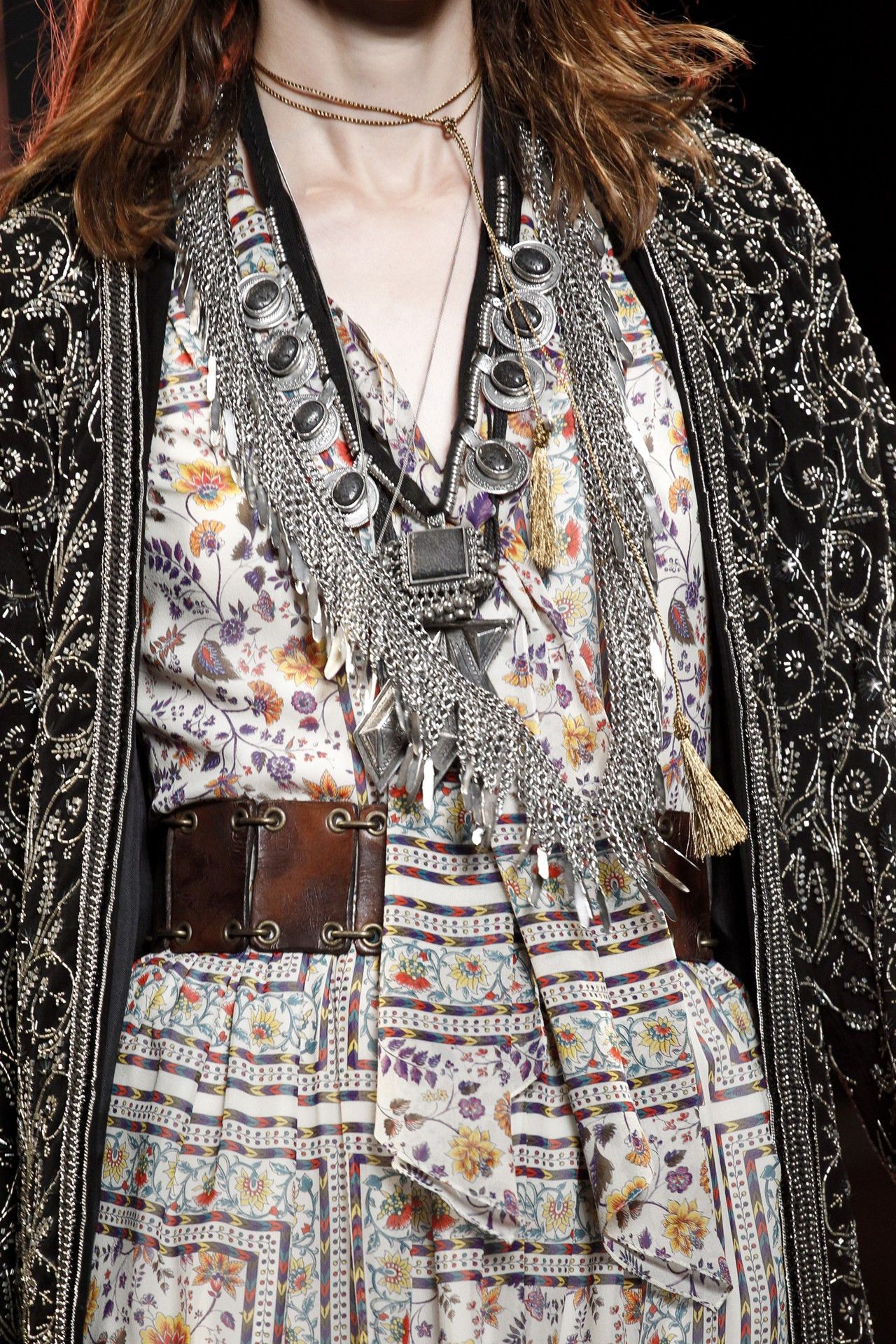 Hedi Slimane × Saint Laurent Paris HOLYGRAIL SS15 PSYCH ROCK FEATHER CHAIN SILVER NECKLACE Size ONE SIZE - 19 Thumbnail