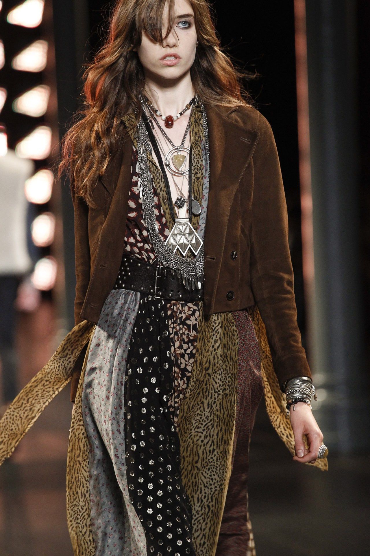 Hedi Slimane × Saint Laurent Paris HOLYGRAIL SS15 PSYCH ROCK FEATHER CHAIN SILVER NECKLACE Size ONE SIZE - 9 Thumbnail