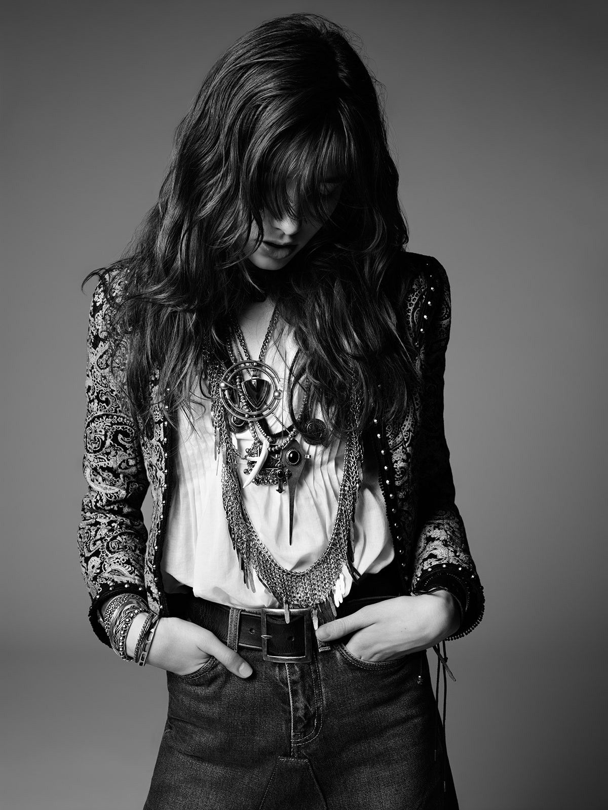 Hedi Slimane × Saint Laurent Paris HOLYGRAIL SS15 PSYCH ROCK FEATHER CHAIN SILVER NECKLACE Size ONE SIZE - 24 Thumbnail