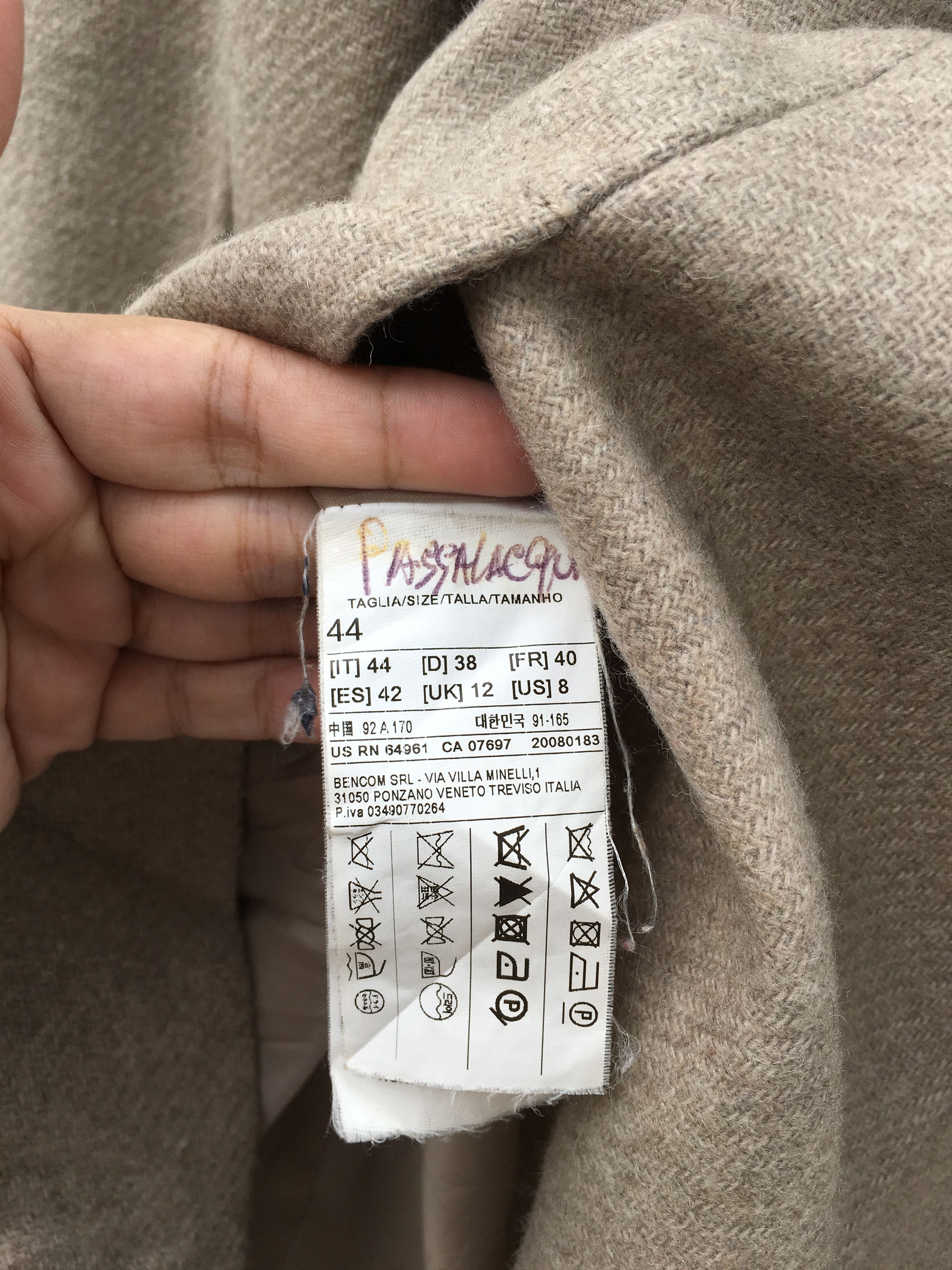 Benetton Vintage Stile Benetton Wool Jacket brown Size US M / EU 48-50 / 2 - 13 Thumbnail