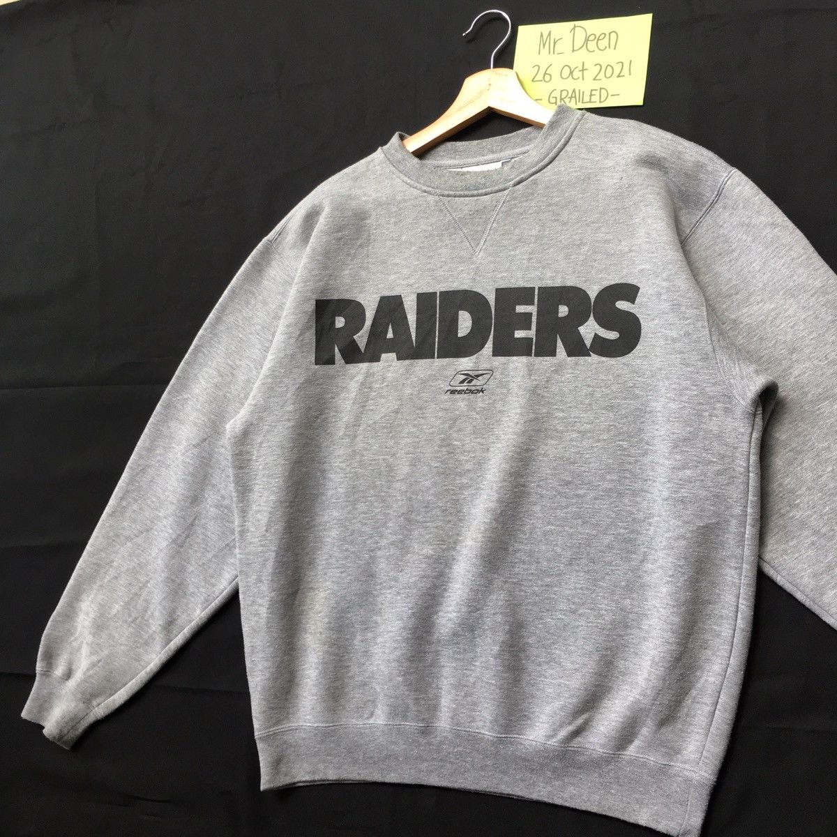 NFL Vintage NFL Raiders Big Logo Sweater Size US L / EU 52-54 / 3 - 4 Thumbnail