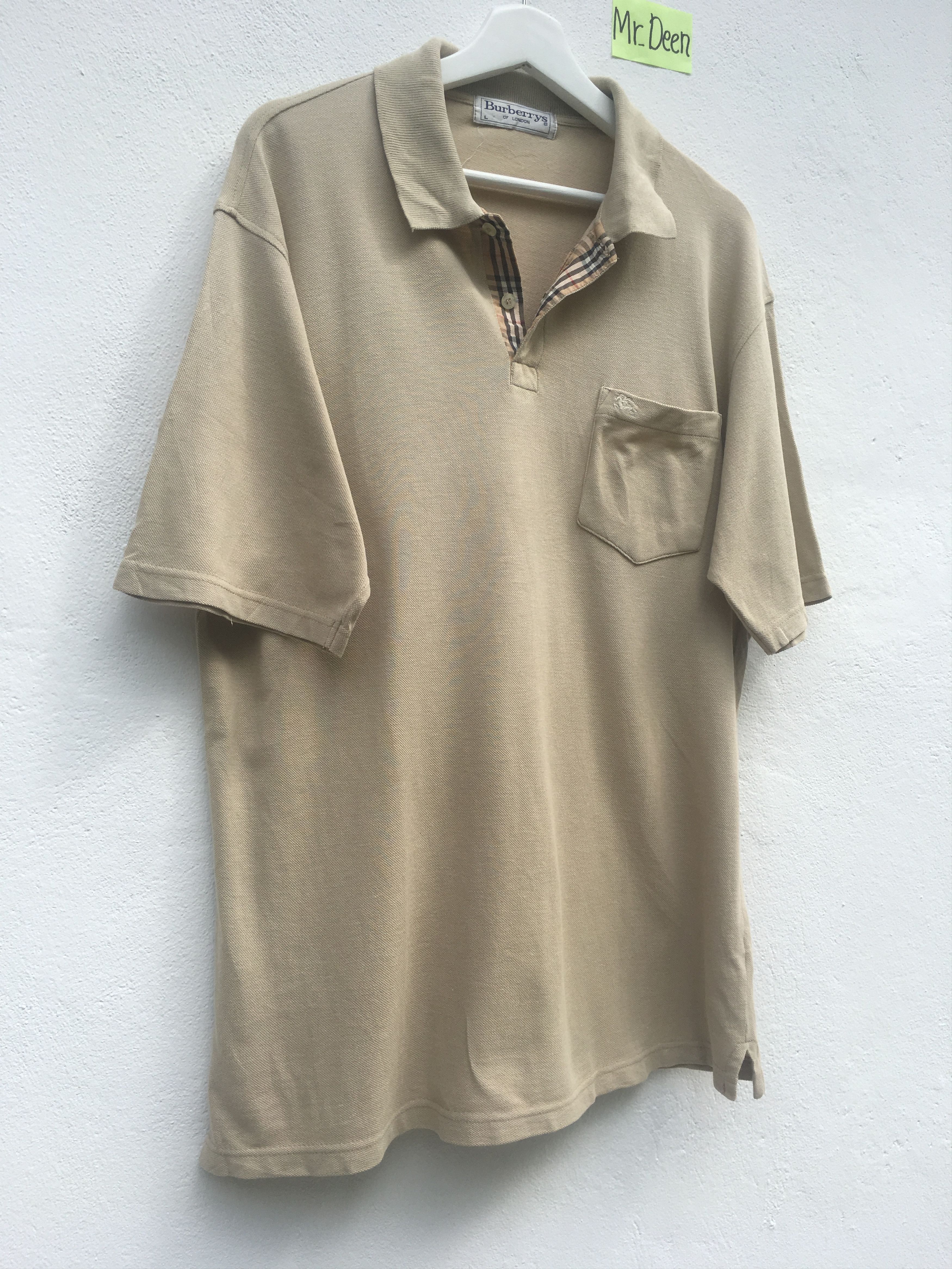 Burberry Burberry Vintage Polo Shirt Size US L / EU 52-54 / 3 - 3 Thumbnail