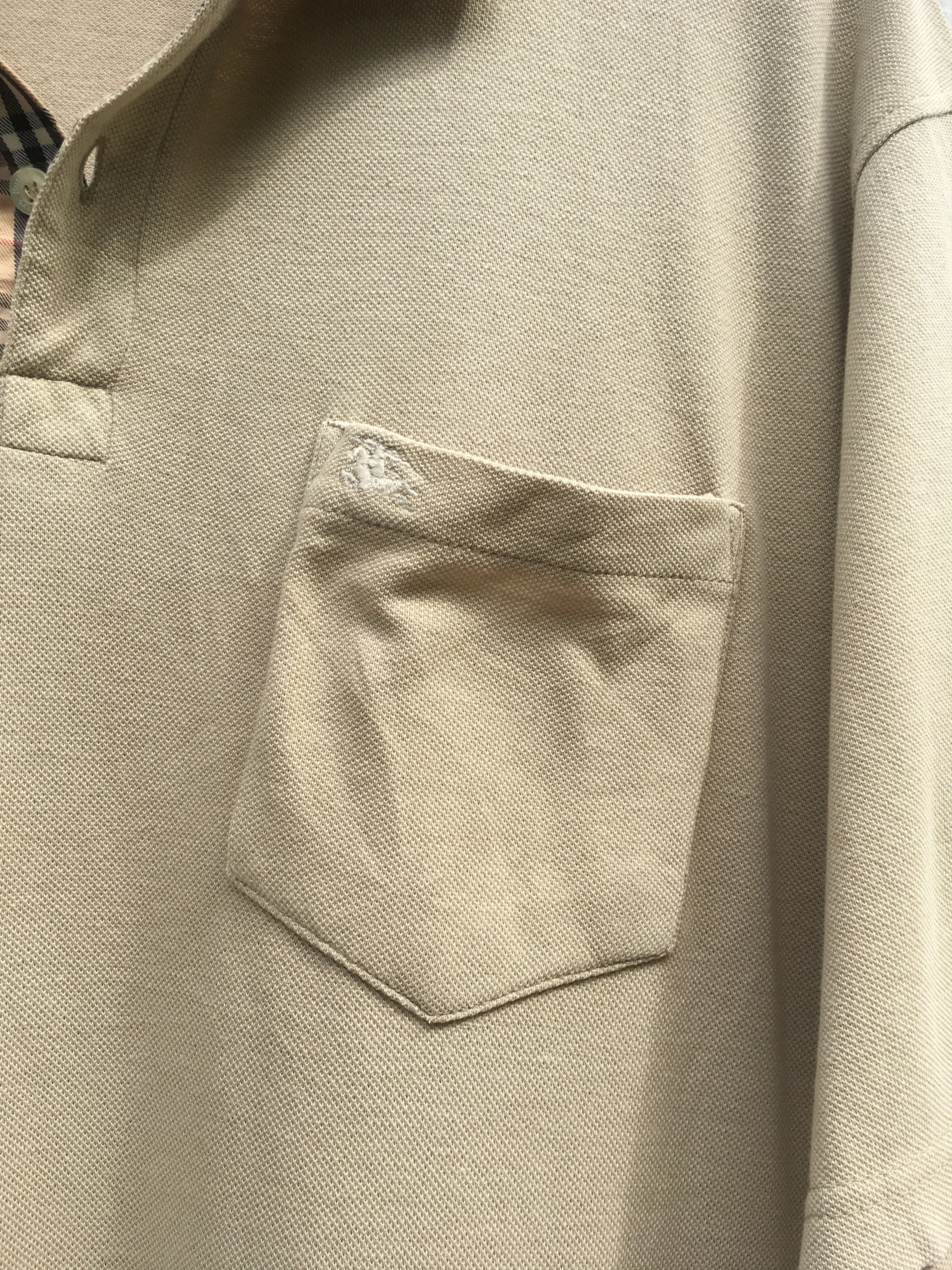 Burberry Burberry Vintage Polo Shirt Size US L / EU 52-54 / 3 - 8 Thumbnail