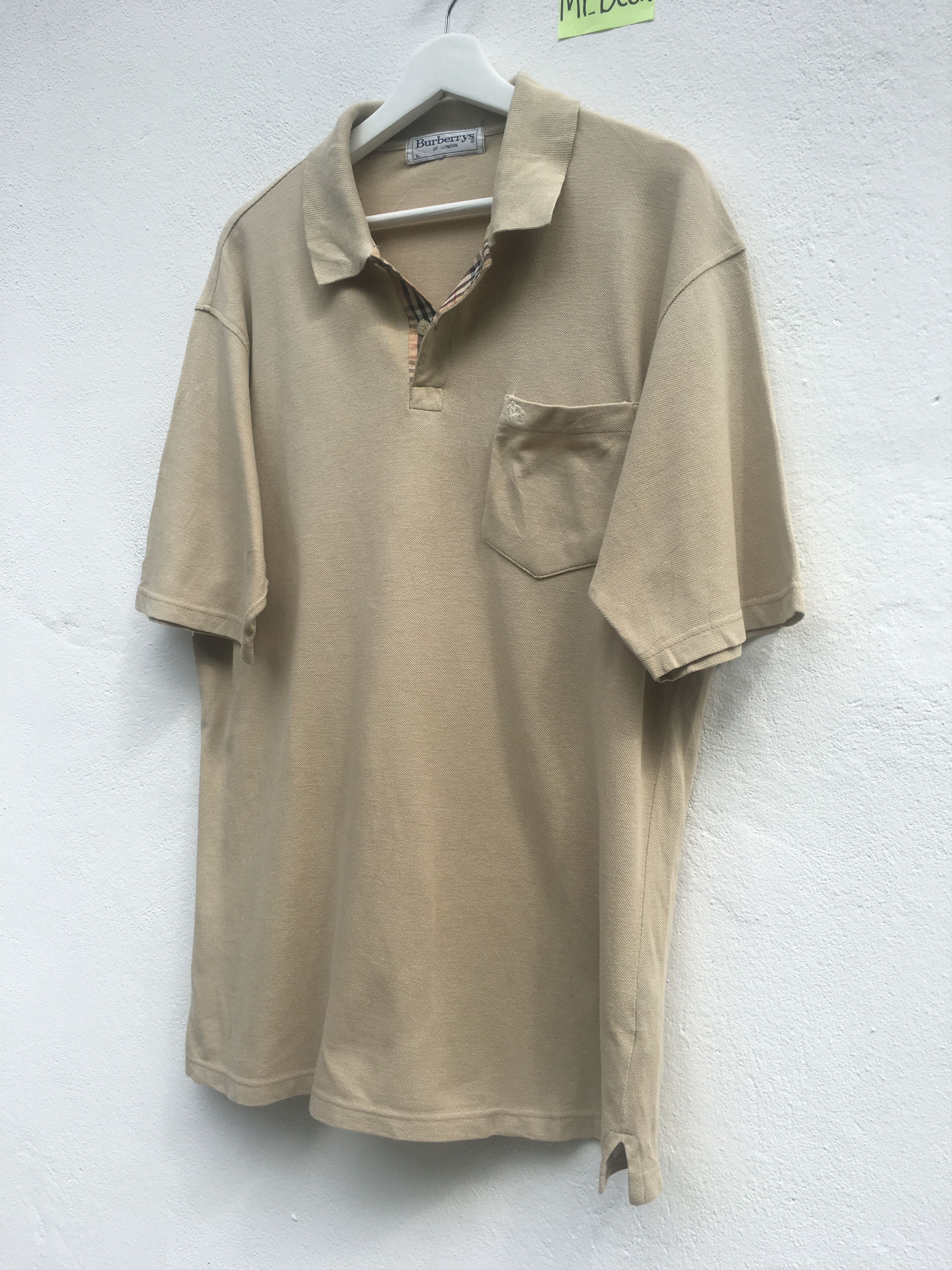 Burberry Burberry Vintage Polo Shirt Size US L / EU 52-54 / 3 - 2 Thumbnail