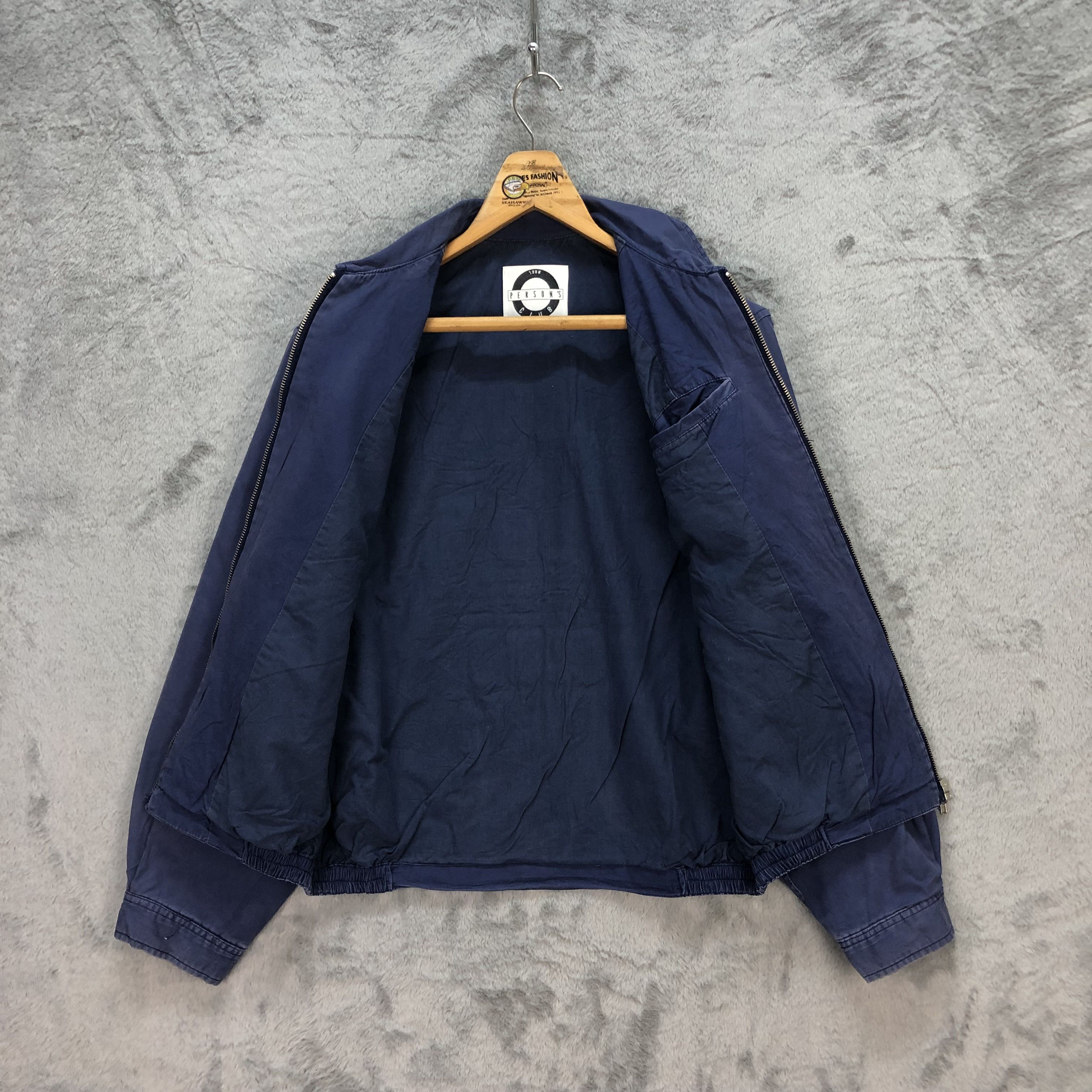 PERSON'S VINTAGE PERSON'S CLUB BIG LOGO CASUAL JACKET #5766-206 Size US M / EU 48-50 / 2 - 9 Thumbnail