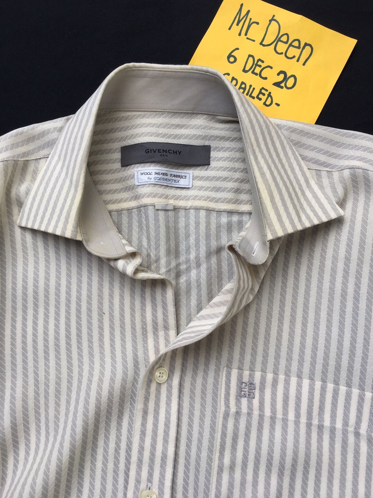 Givenchy Vintage 90s Givenchy Longsleeve Buttons Up Shirt Size US M / EU 48-50 / 2 - 1 Thumbnail