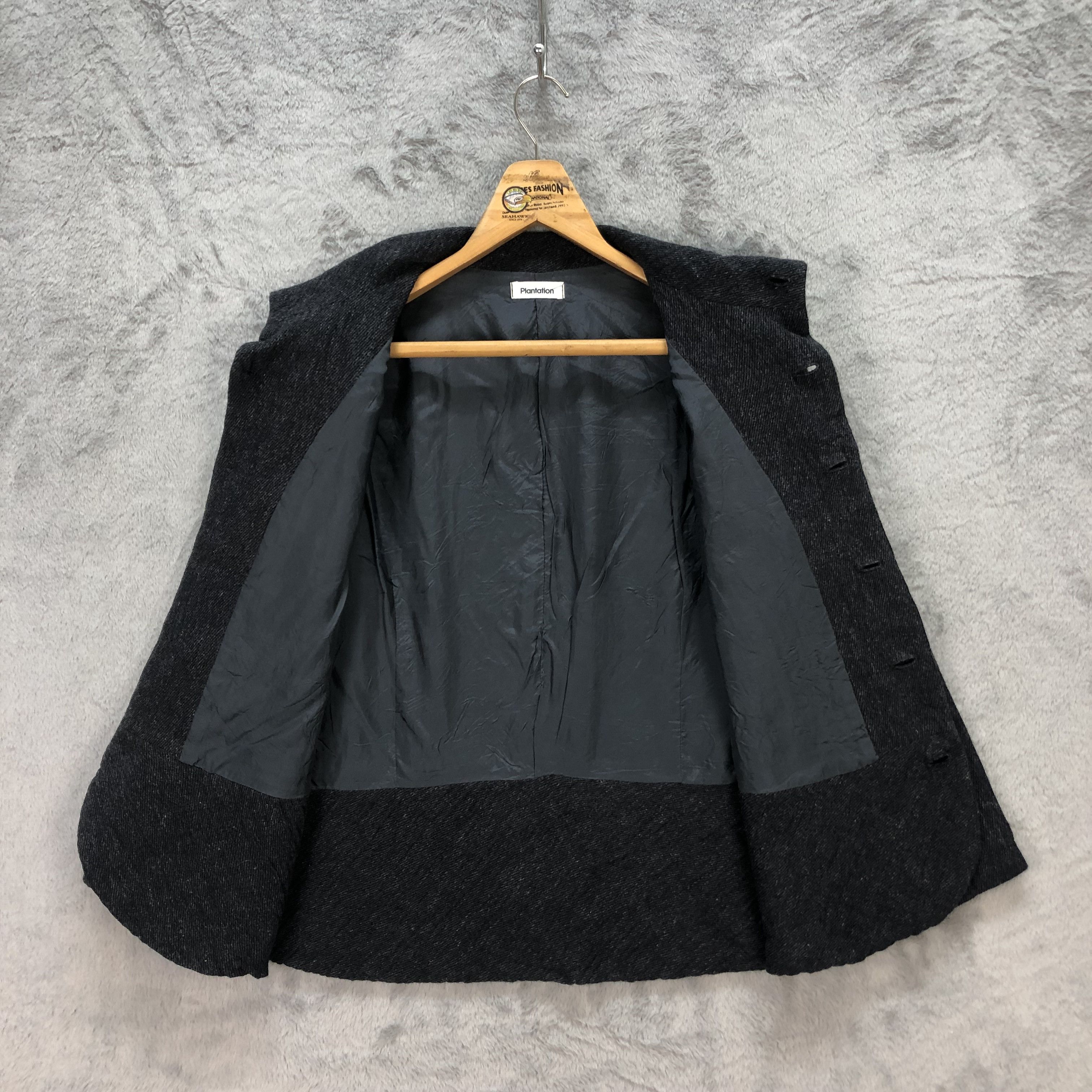Issey Miyake ARCHIVES🔥 PLANTATION BY ISSEY MIYAKE COAT JACKET #5693-203 Size M / US 6-8 / IT 42-44 - 6 Thumbnail