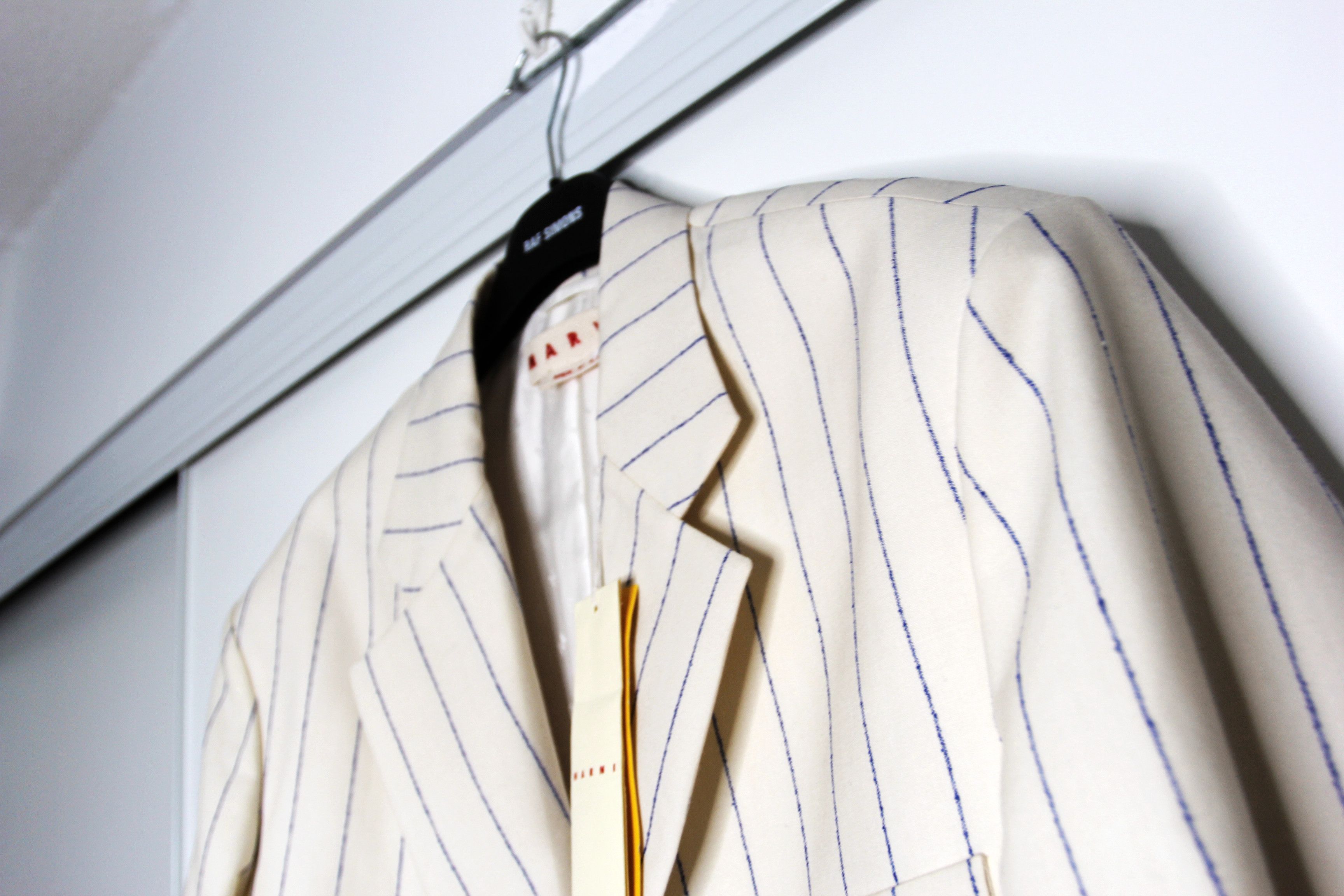 Marni BNWT SS22 MARNI PIN STRIPE WOL FRESCO JACKET 54 Size US L / EU 52-54 / 3 - 4 Thumbnail