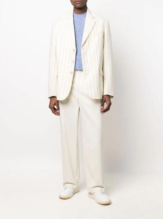 Marni BNWT SS22 MARNI PIN STRIPE WOL FRESCO JACKET 54 Size US L / EU 52-54 / 3 - 14 Thumbnail