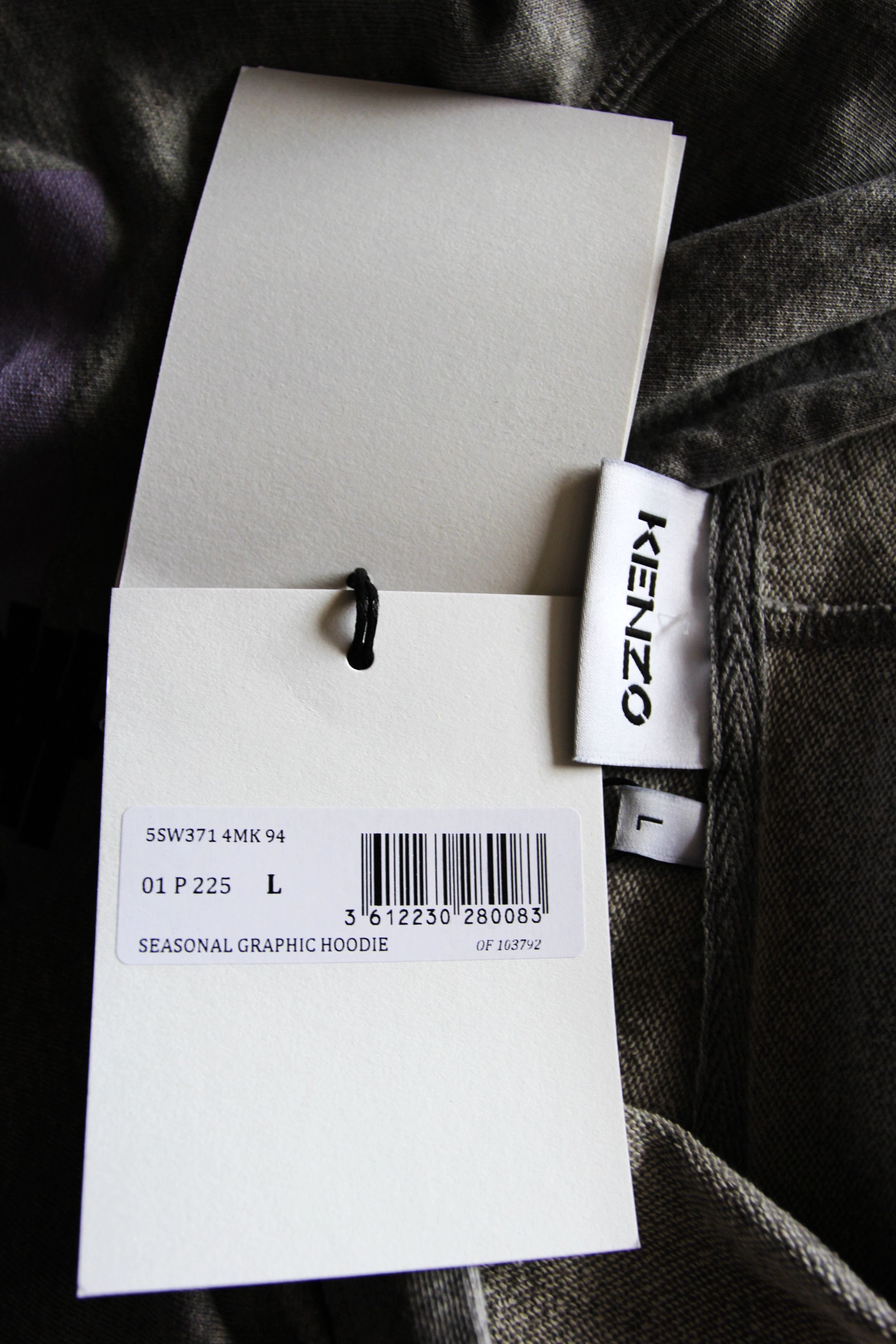 Kenzo BNWT SS22 KENZO SEASONAL GRAPHIC HOODIE L Size US L / EU 52-54 / 3 - 8 Thumbnail