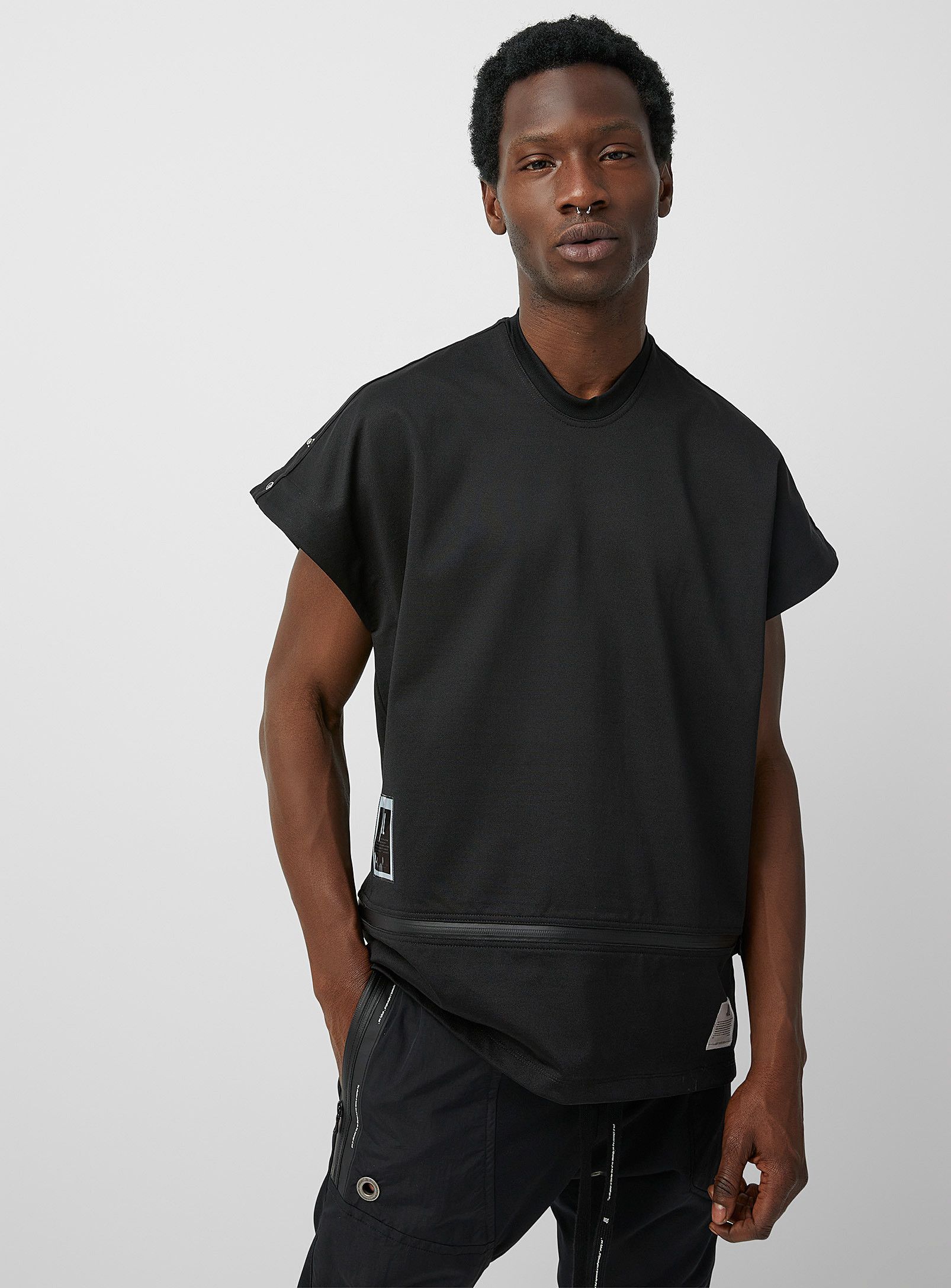 Julius BNWT SS22 NILOS "DEVIL FISH" CONVERTIBLE TECHNO TSHIRT 1 Size US S / EU 44-46 / 1 - 1 Thumbnail