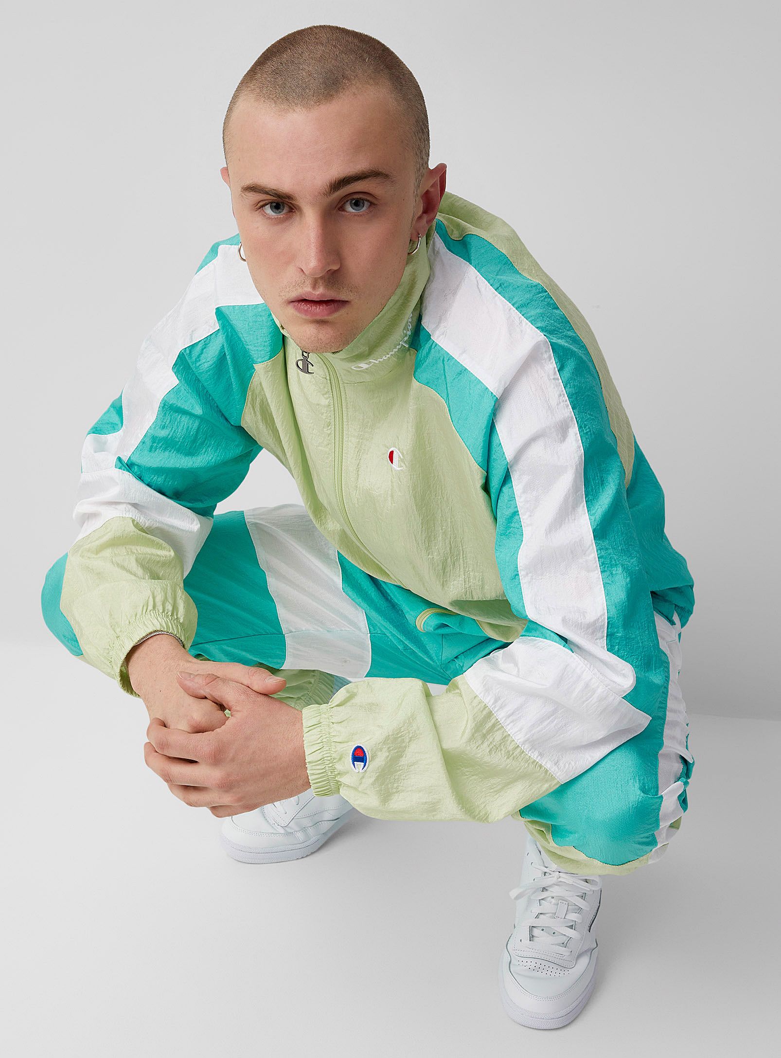 Champion BNWT SS22 CHAMPION PASTEL BLOCK NYLON TRACK JACKET M Size US M / EU 48-50 / 2 - 11 Thumbnail