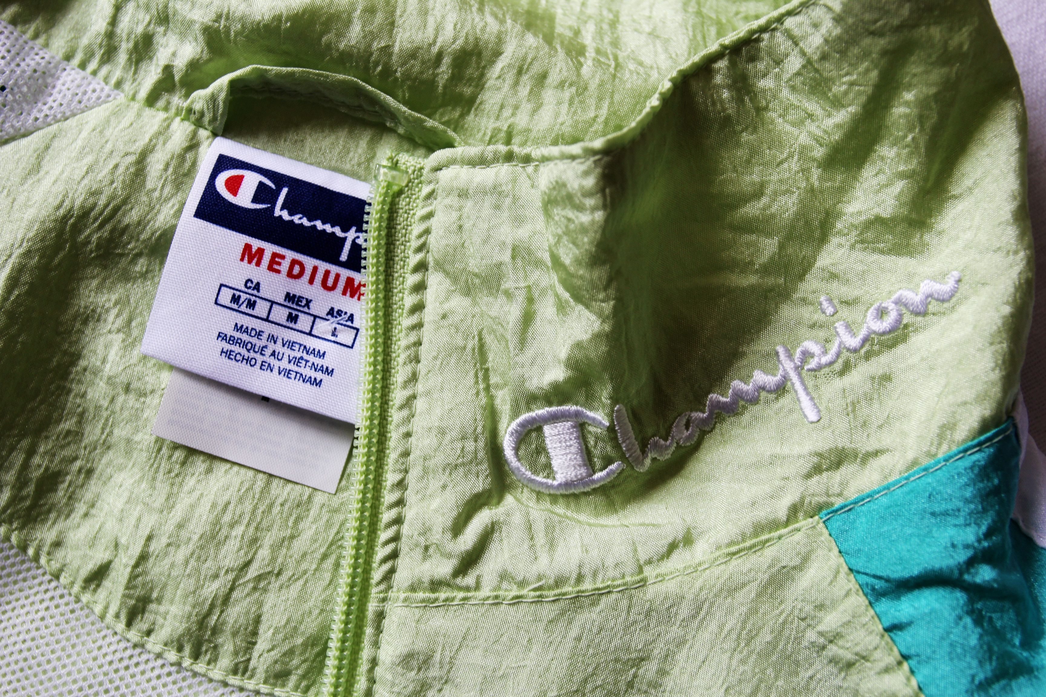 Champion BNWT SS22 CHAMPION PASTEL BLOCK NYLON TRACK JACKET M Size US M / EU 48-50 / 2 - 8 Thumbnail