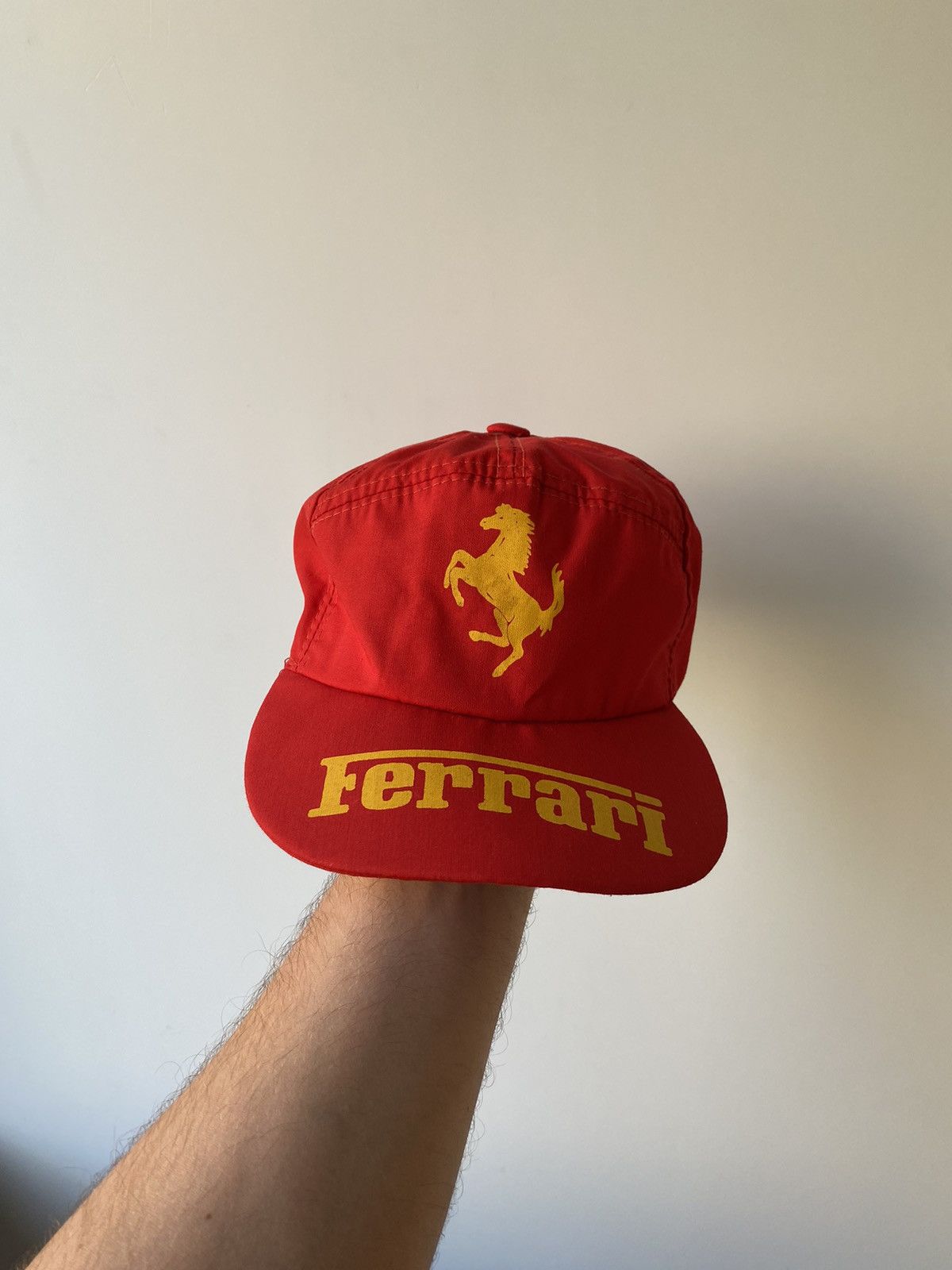 Ferrari Vintage 80s Ferrari racing factory cap retro rare hype Y2K Size ONE SIZE - 2 Thumbnail