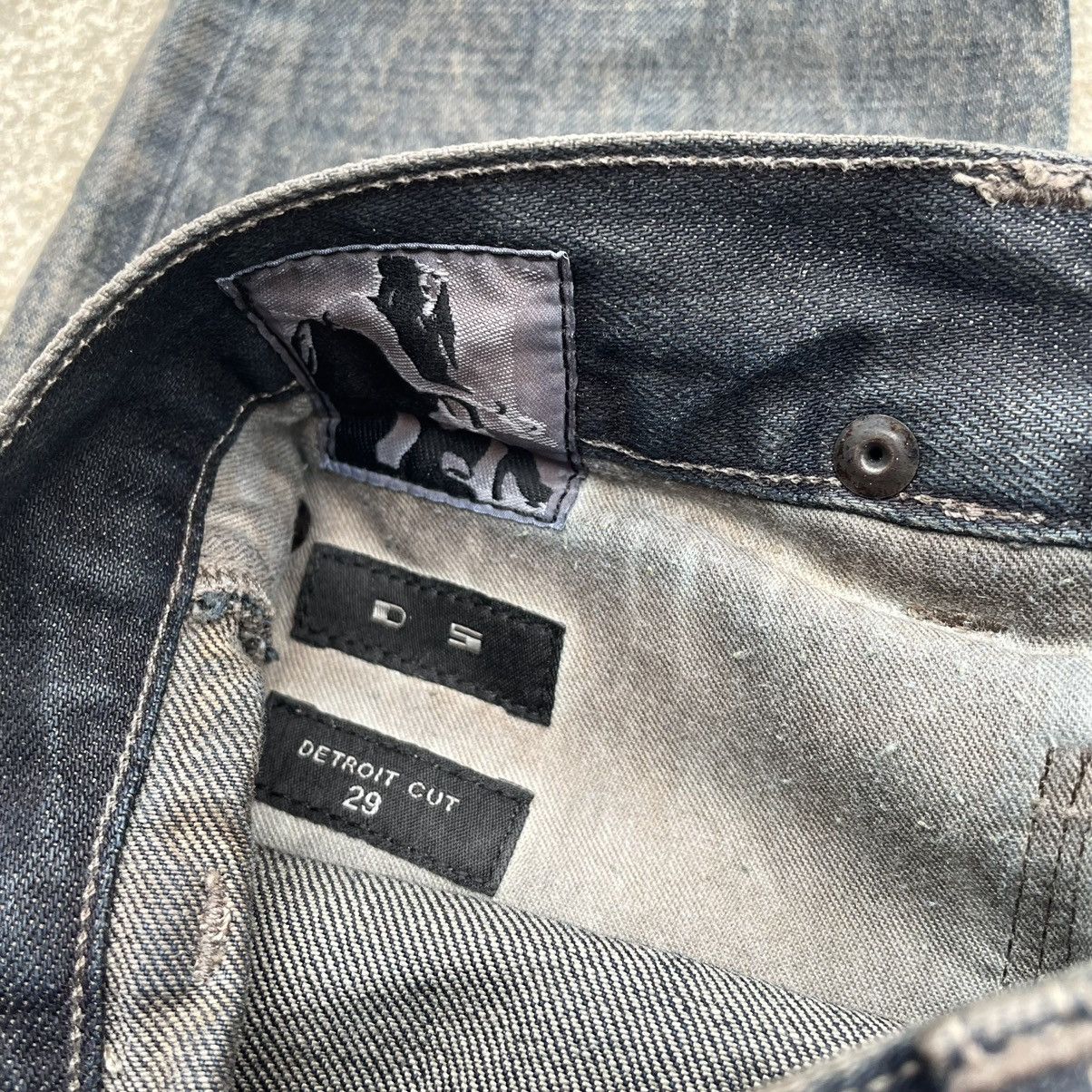 Rick Owens Detroit Cut Sturdy Jeans Size US 29 - 7 Thumbnail